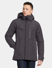 Didriksons - STEFAN USX JKT - winter jackets - black - 2