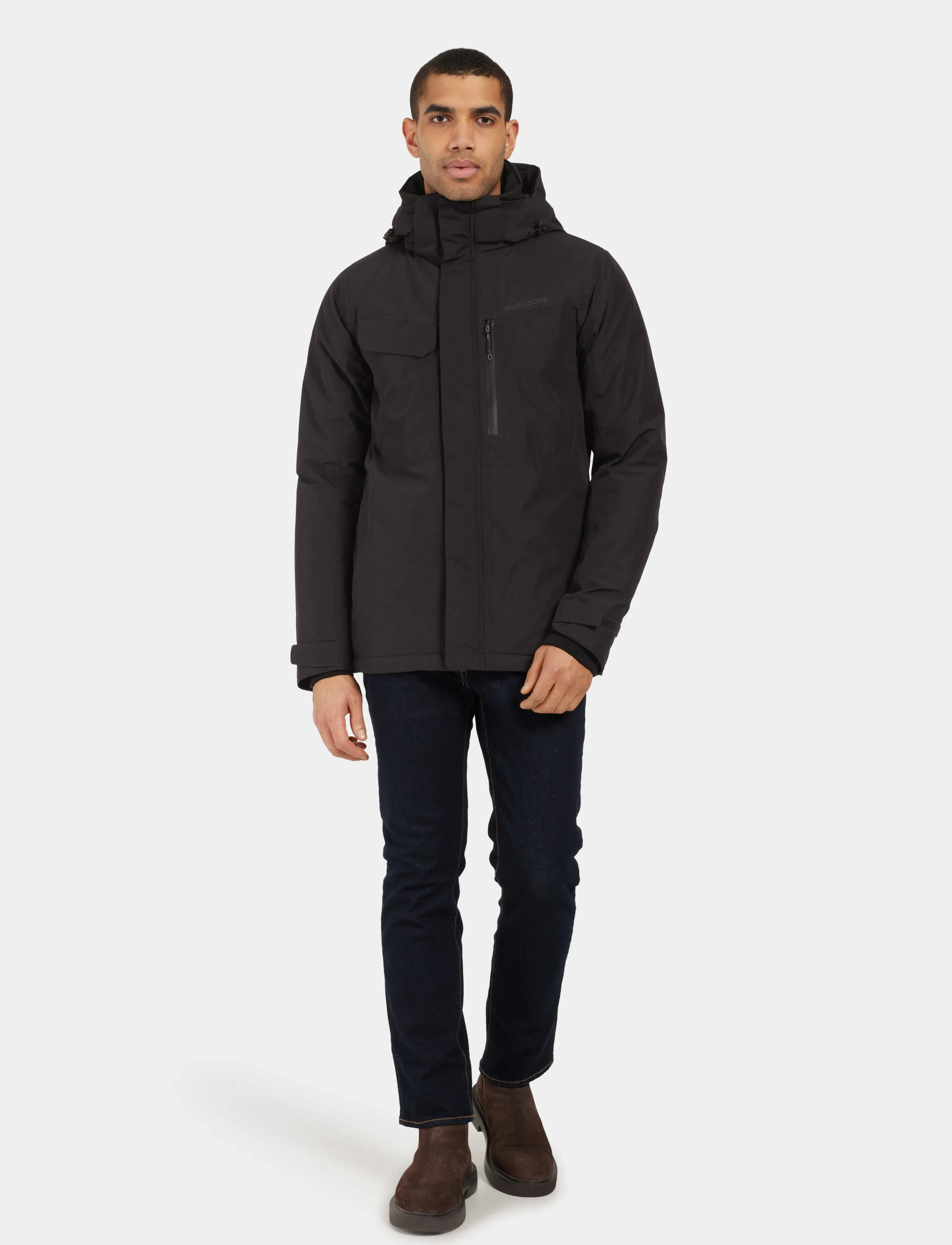 Didriksons - Stefan Jacket - parkas - black - 3