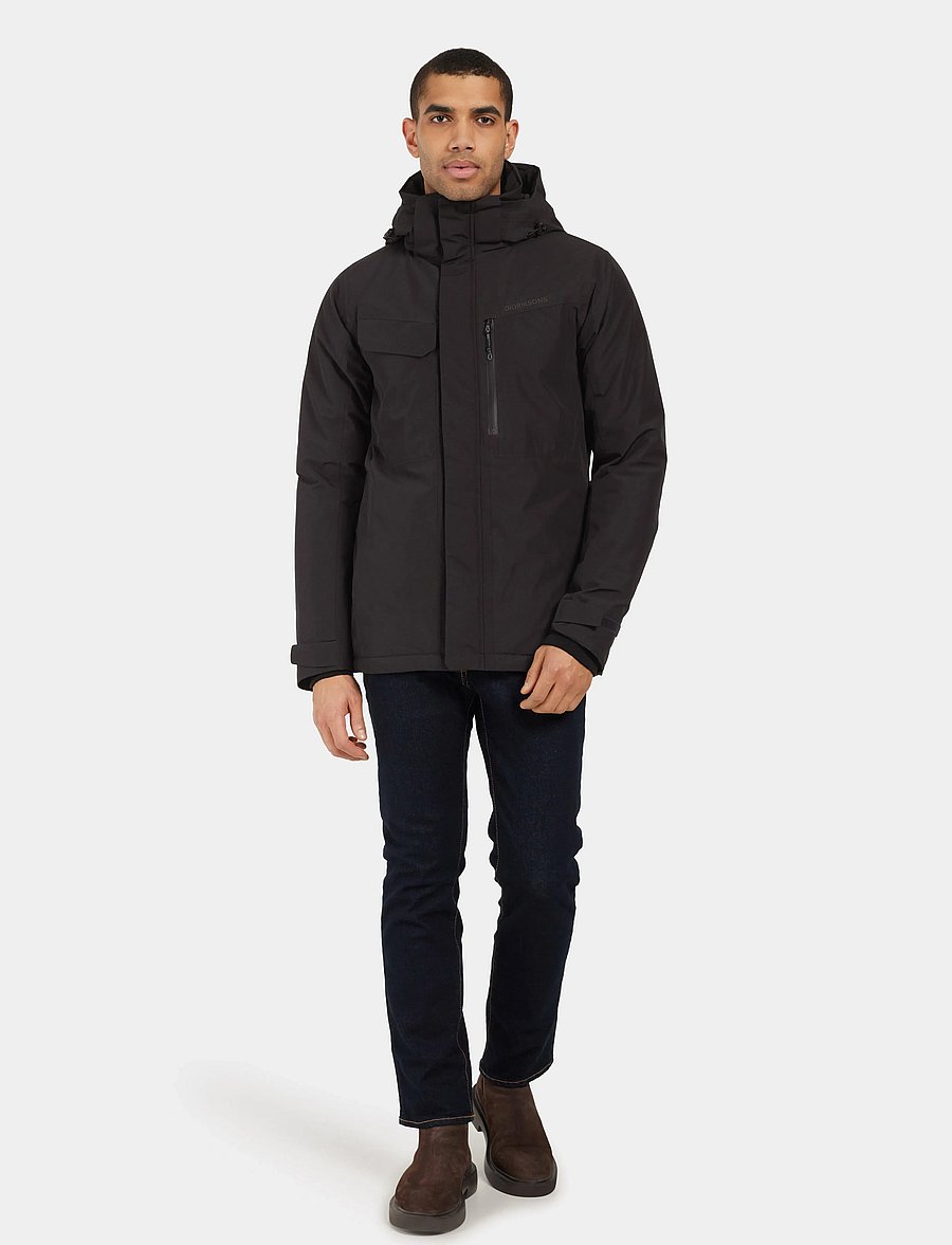 Didriksons - Stefan Jacket - parkas - black - 3