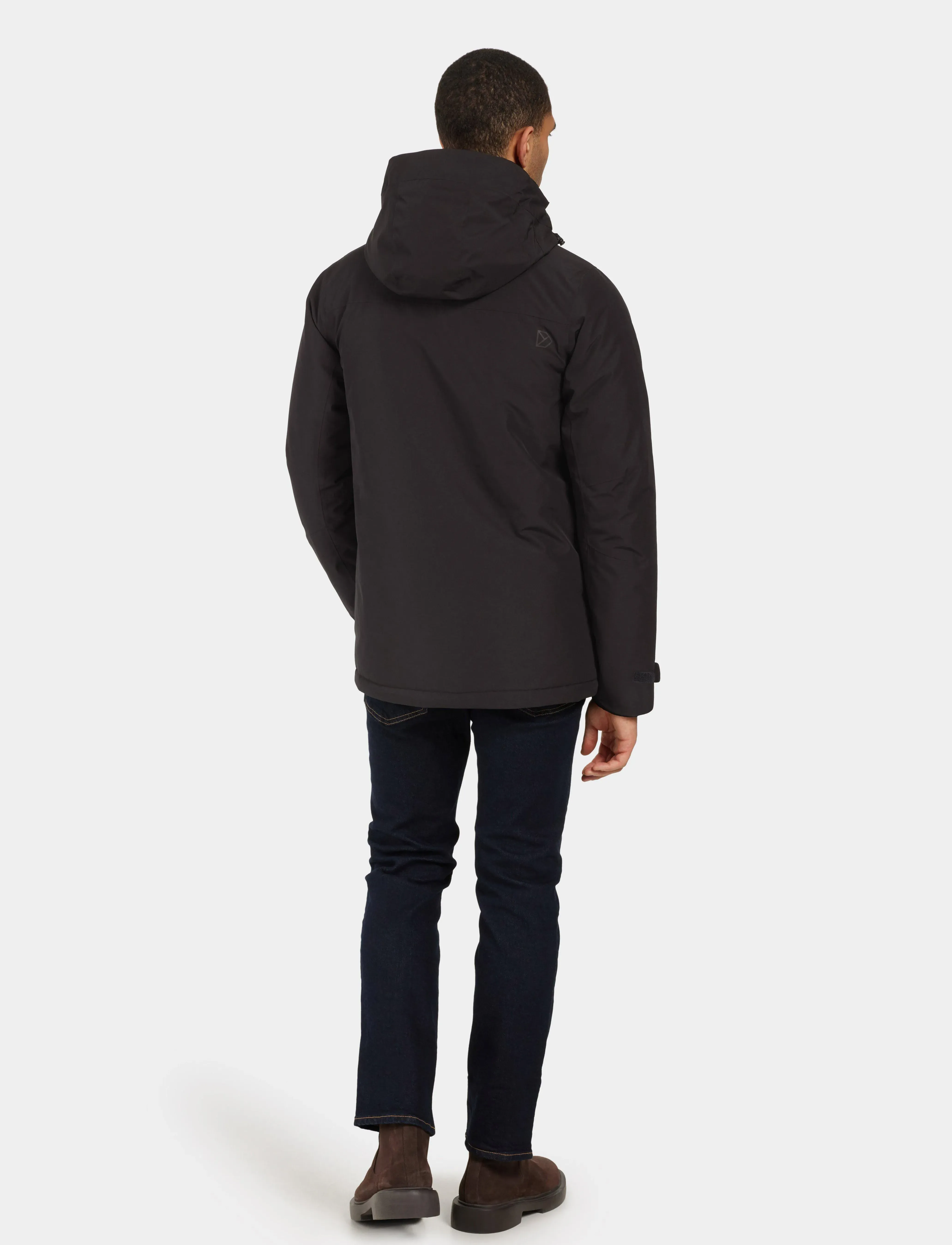 Didriksons - Stefan Jacket - parkas - black - 4