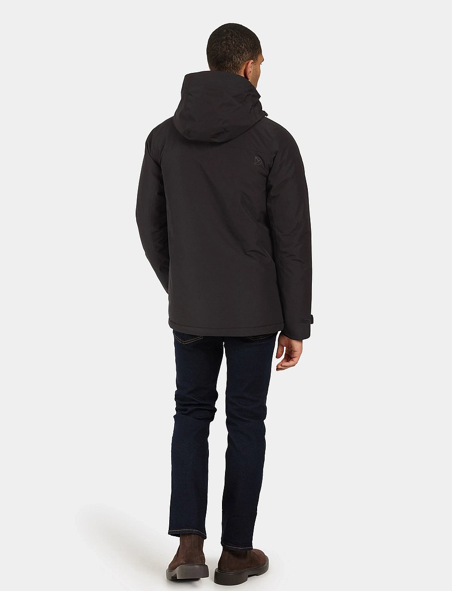 Didriksons - Stefan Jacket - parkas - black - 4