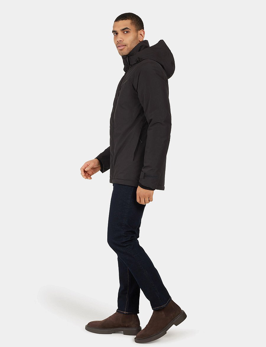 Didriksons - Stefan Jacket - parkas - black - 5