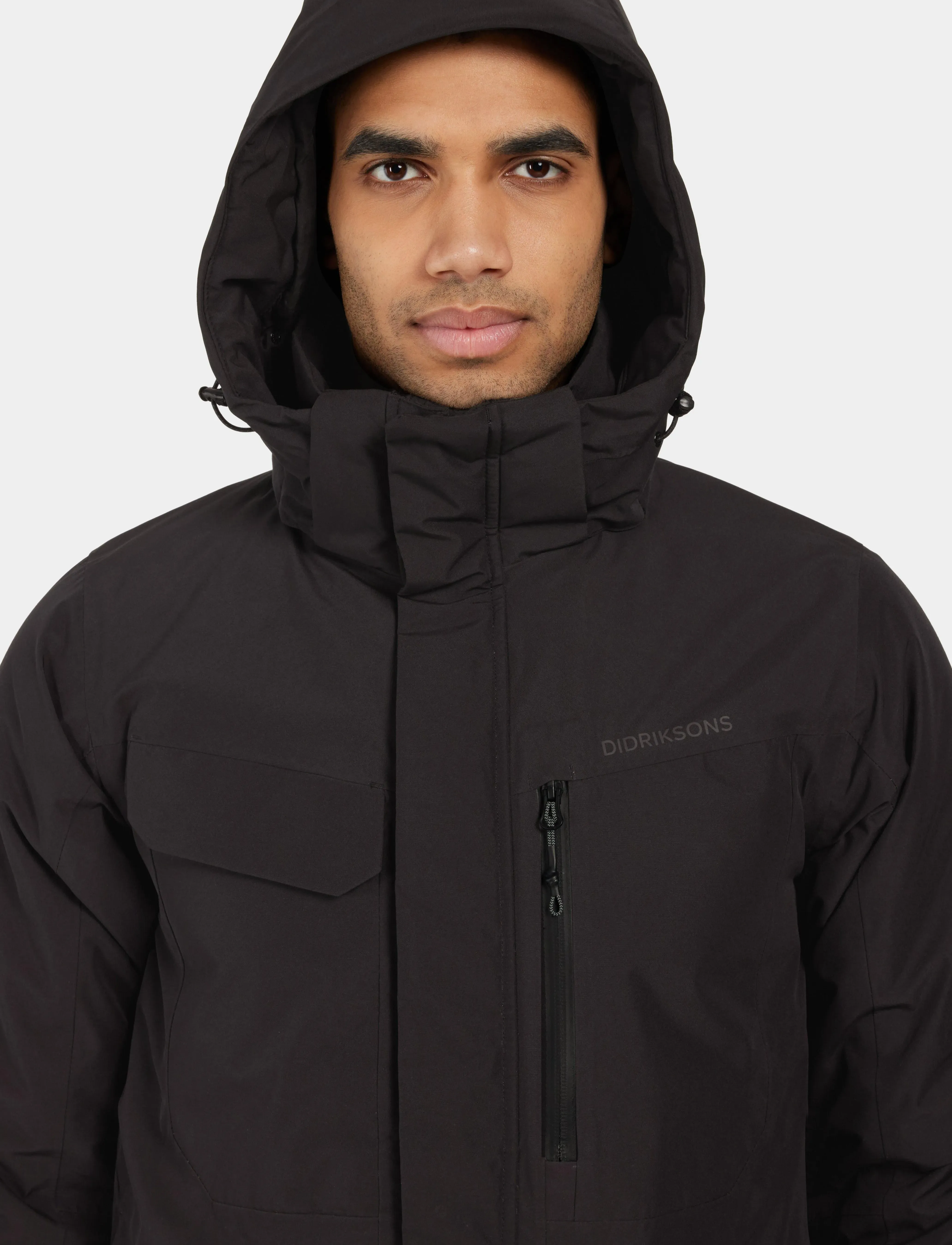 Didriksons Stefan Jacket - Streetstyle - BLACK / black