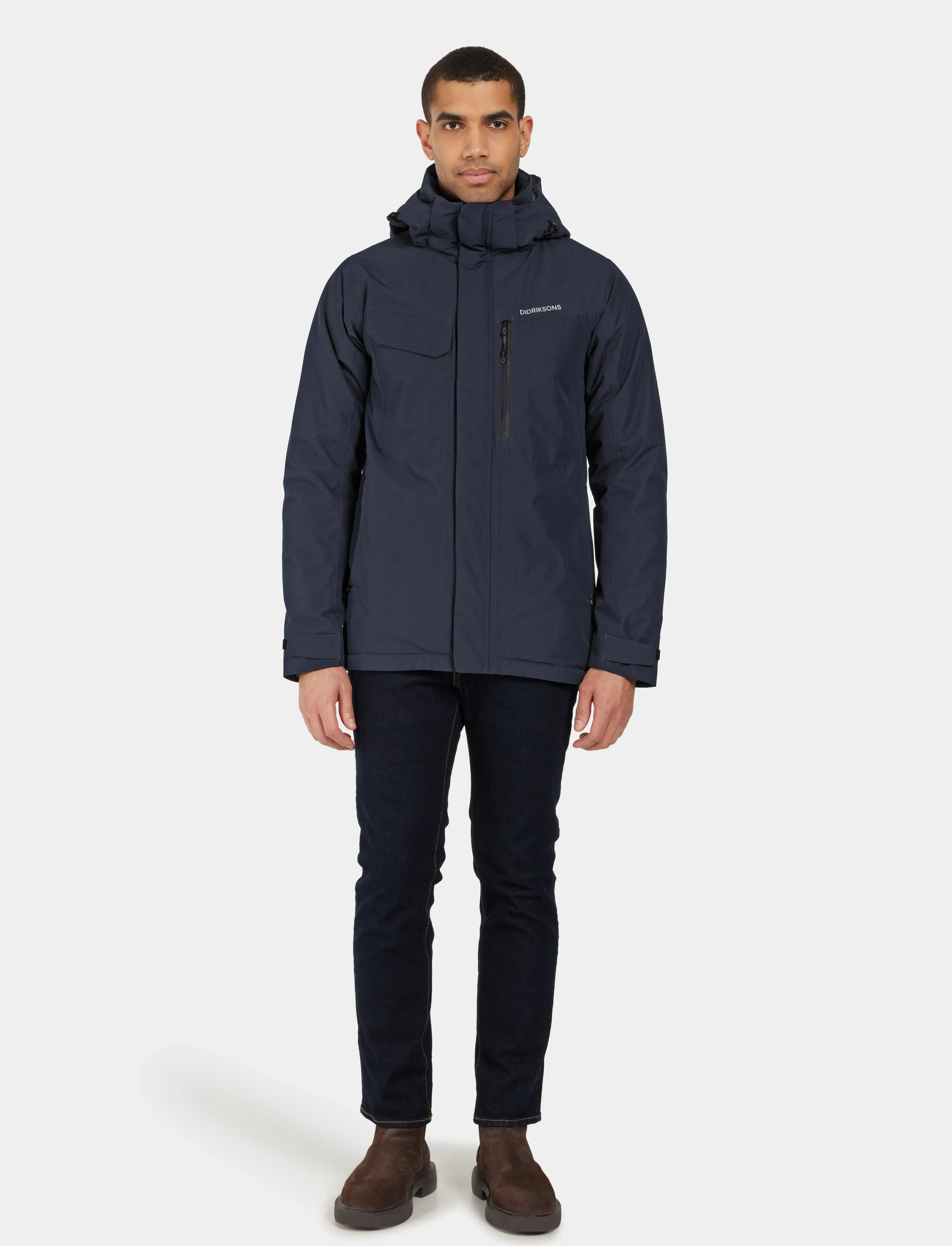Didriksons - Stefan Jacket - vinterjakker - dark night blue - 4
