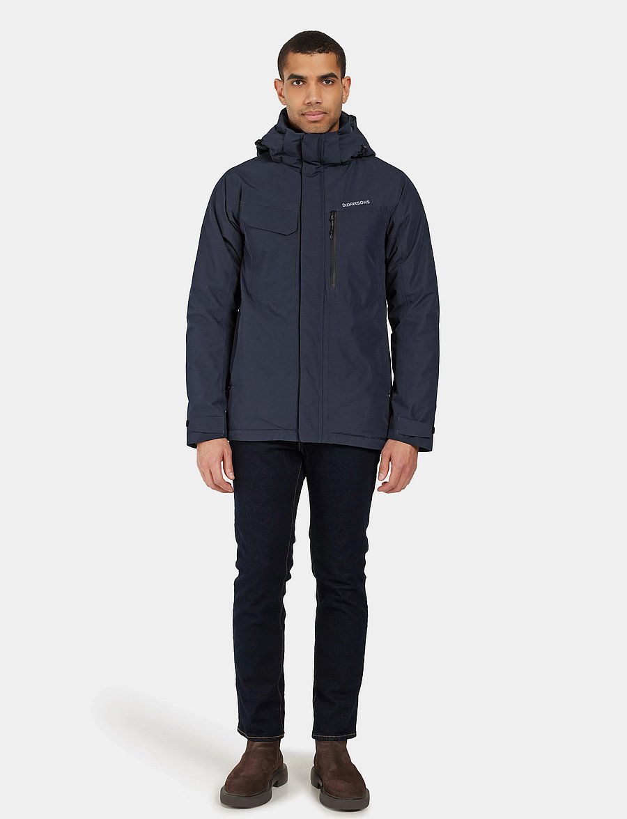 Didriksons - Stefan Jacket - parkasjackor - dark night blue - 4