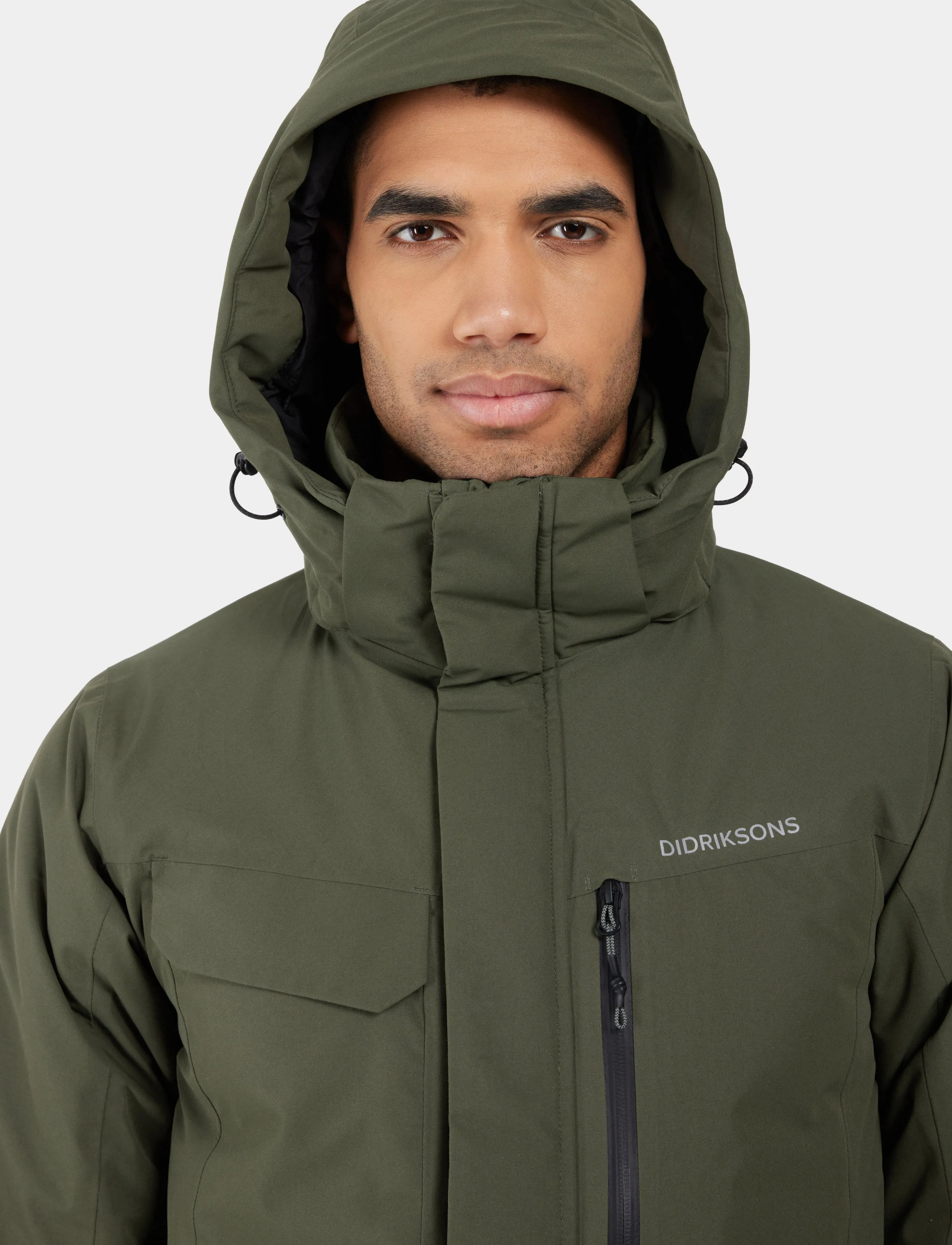 Didriksons Stefan Jacket - Streetstyle - DEEP GREEN / khaki/green