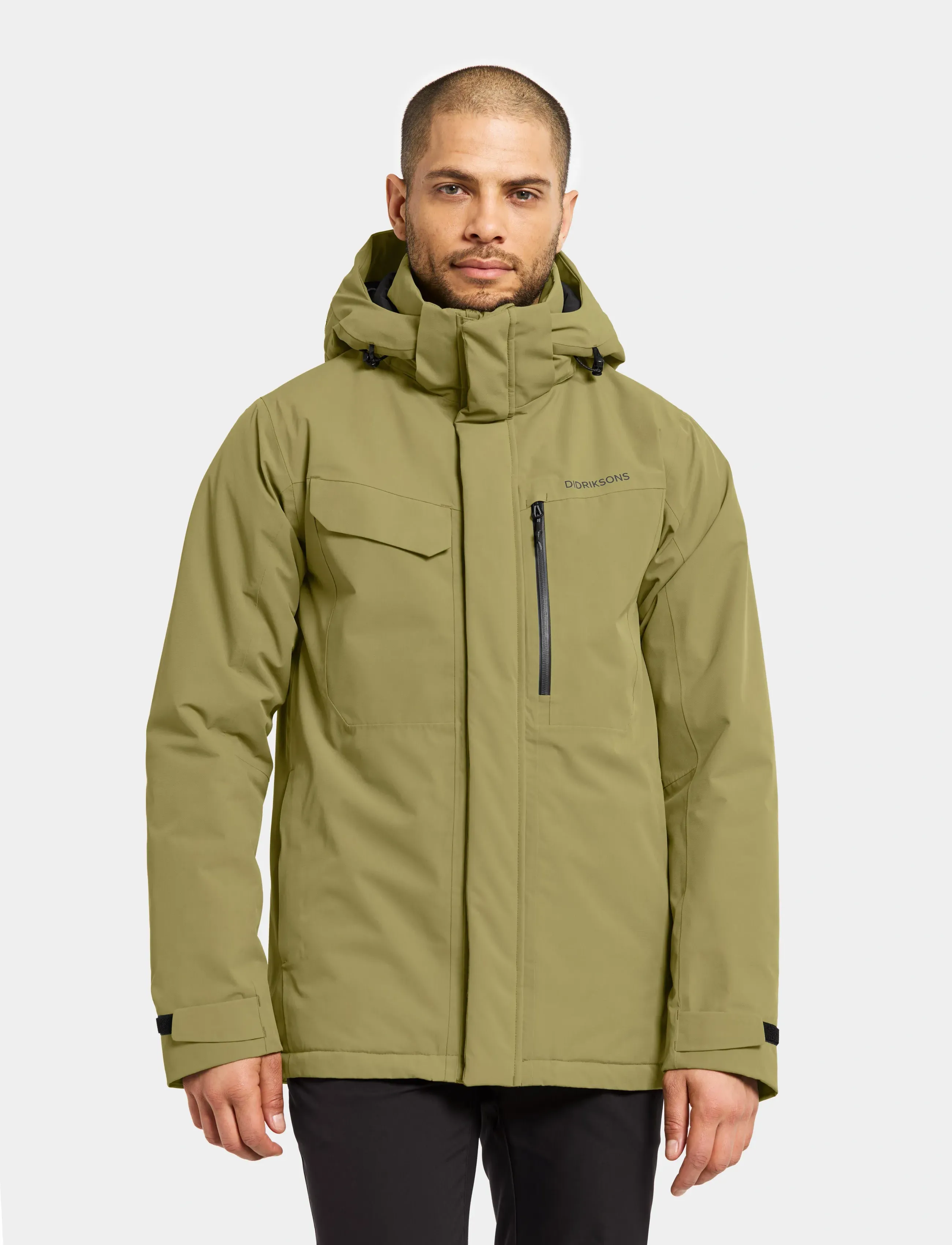 Didriksons - Stefan Jacket - ski jackets - olive green - 0