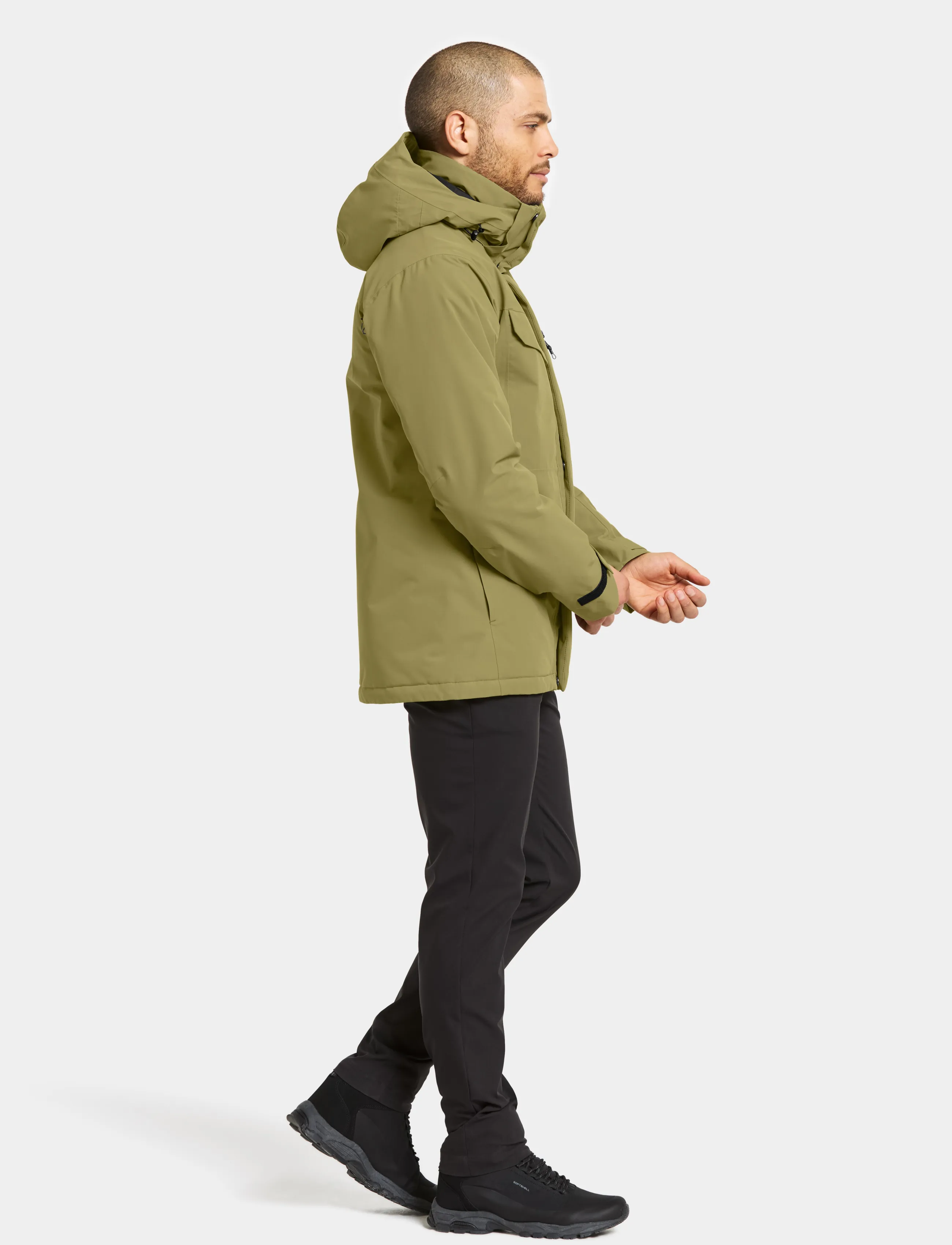 Didriksons - Stefan Jacket - ski jackets - olive green - 3
