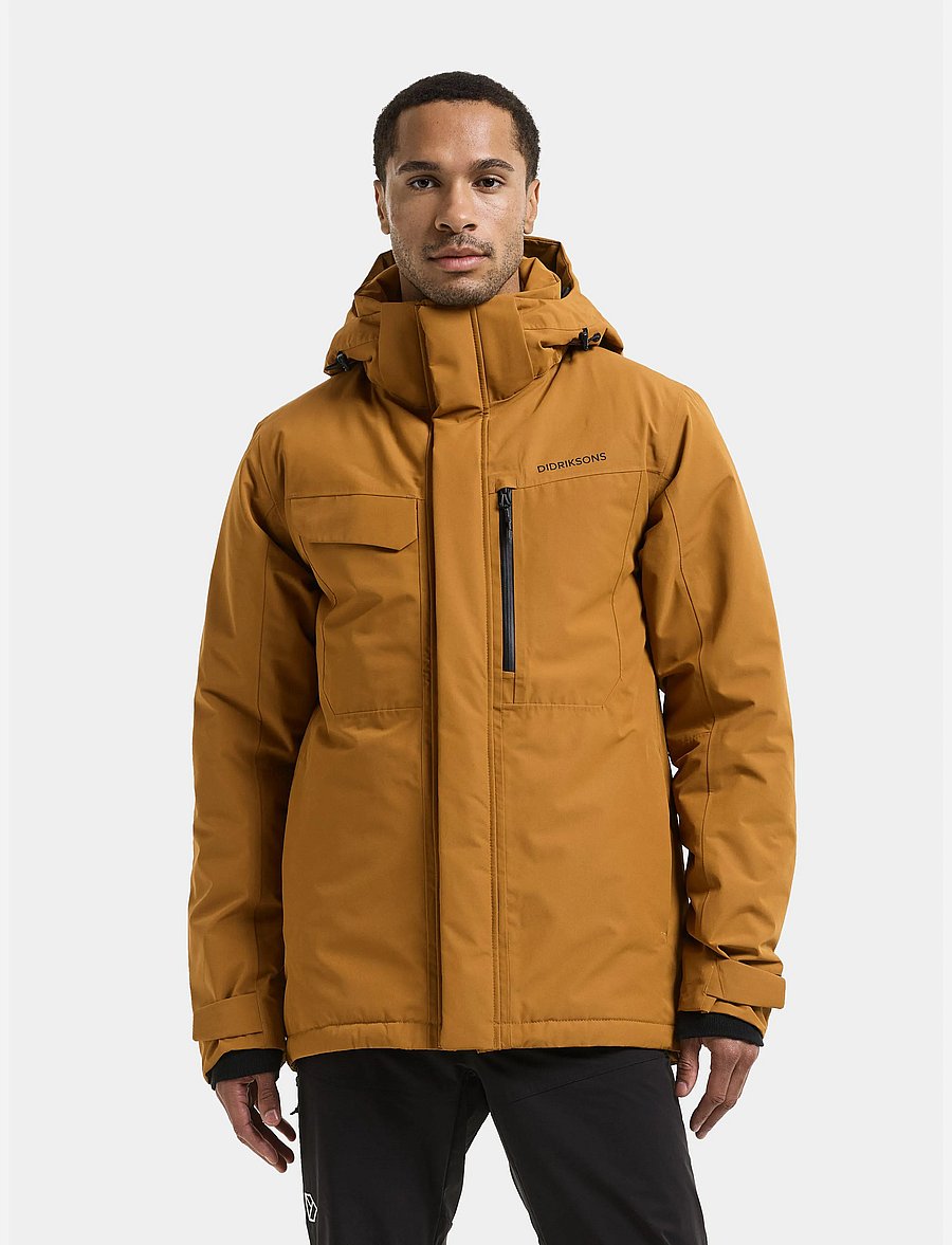 Didriksons - Stefan Jacket - suusajoped - spice brown - 0