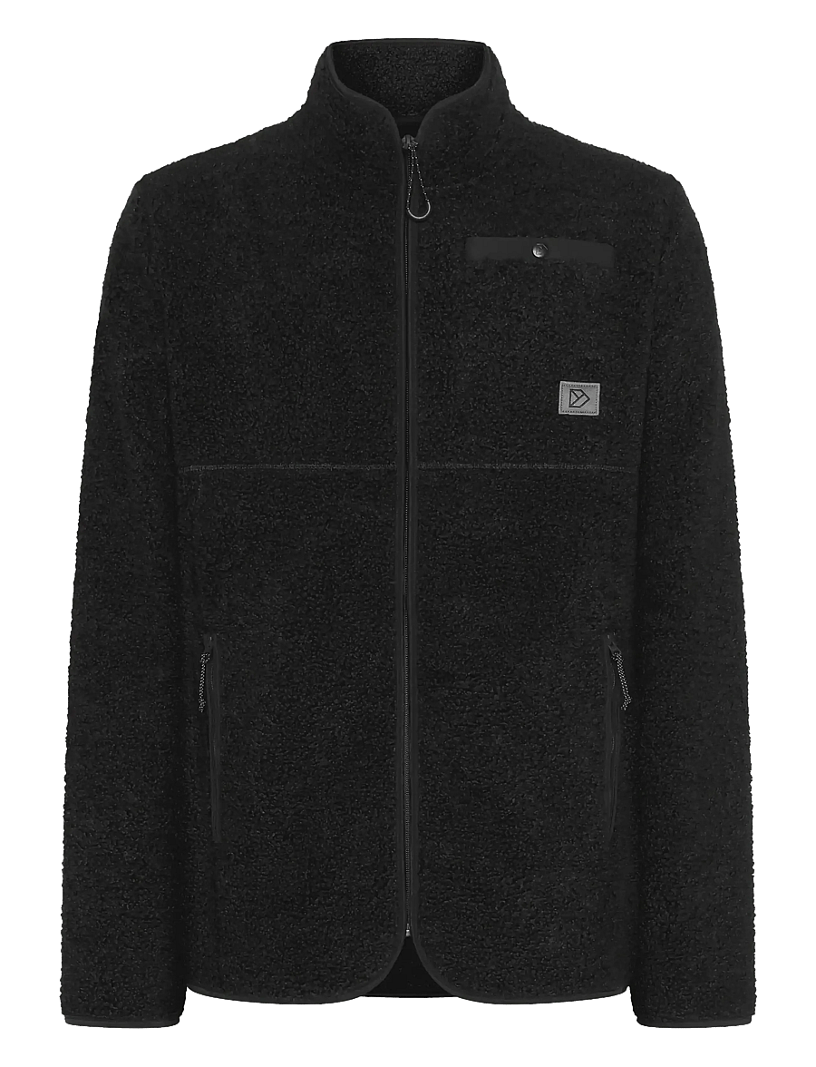Didriksons - PHOENIX USX FULLZIP - fleece-pullover - black - 1
