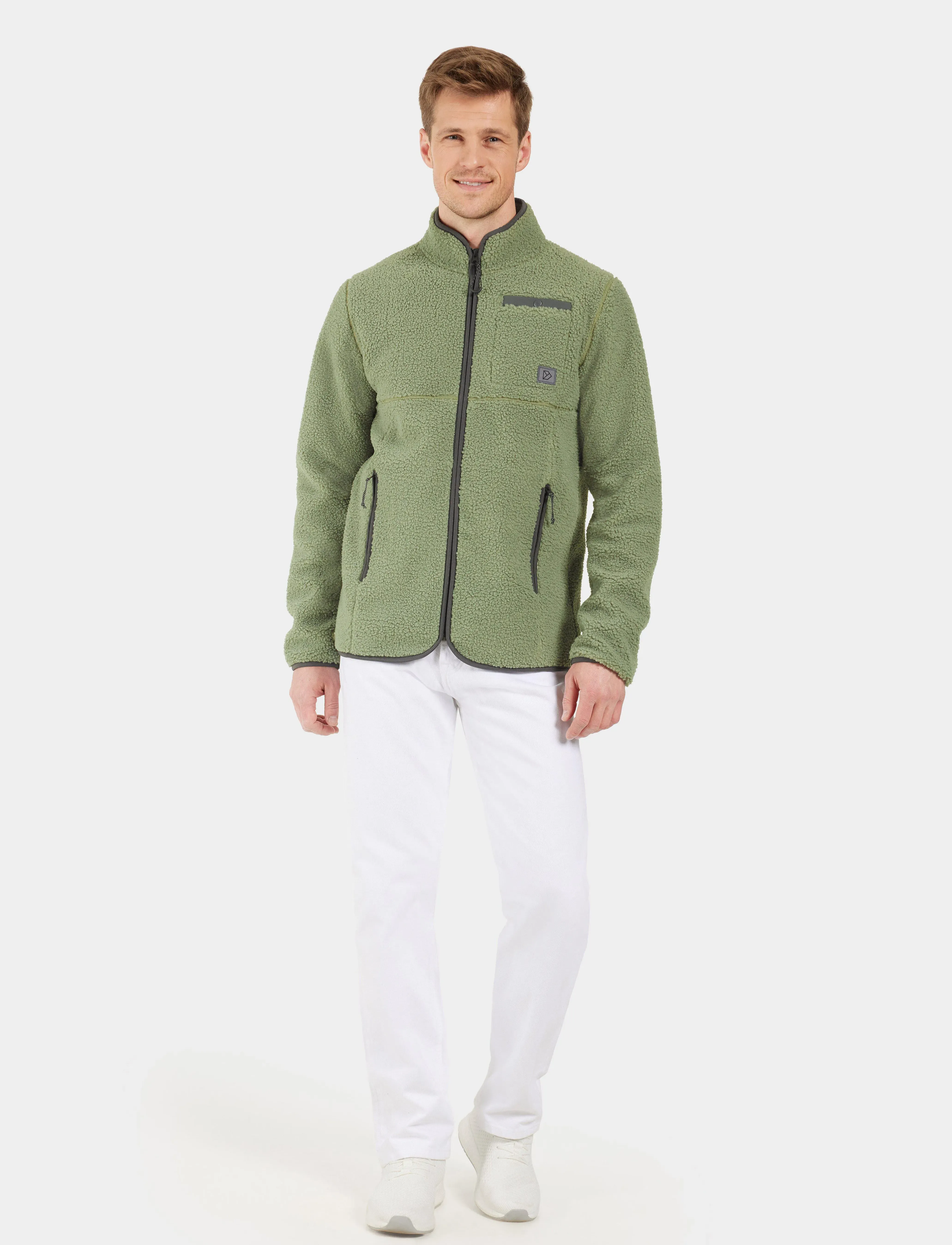 Didriksons - PHOENIX USX FULLZIP - fleece-pullover - light moss - 3