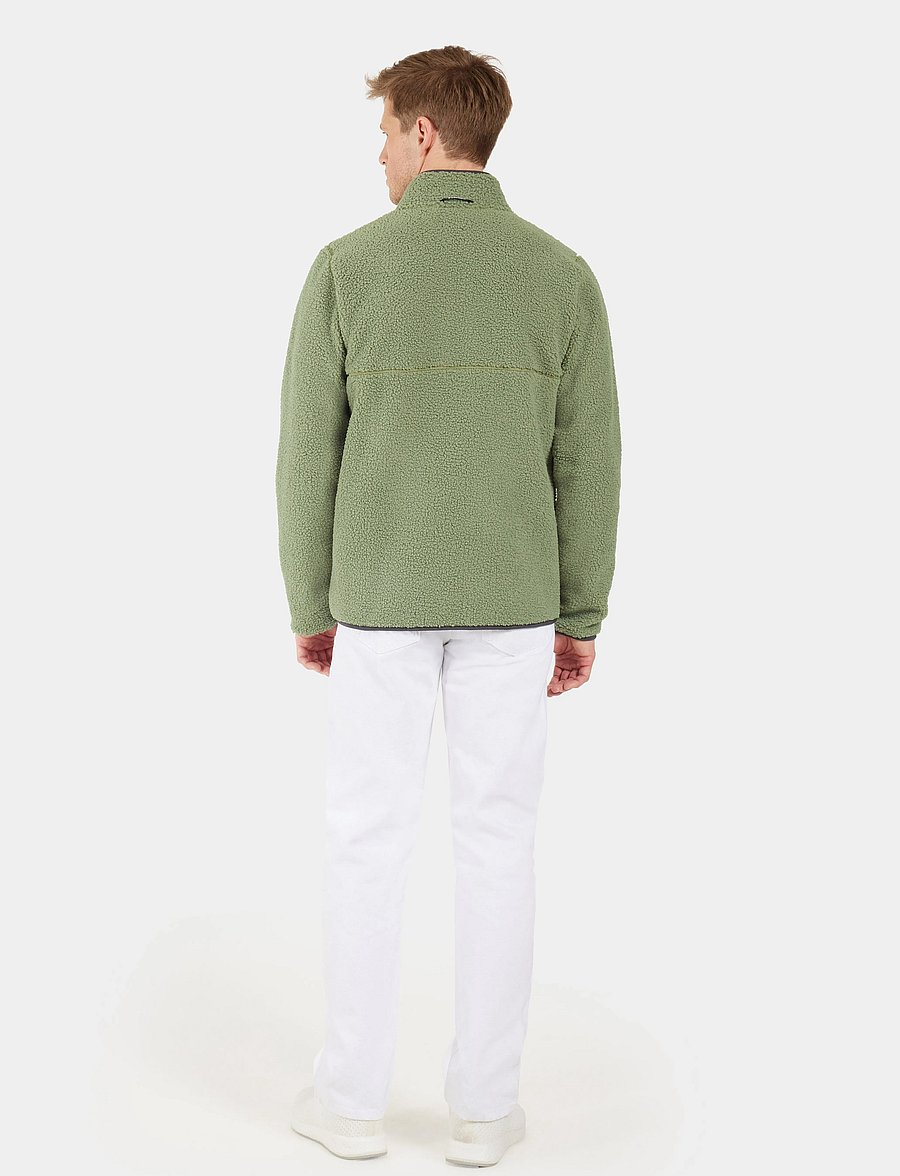 Didriksons - PHOENIX USX FULLZIP - fleece-pullover - light moss - 4