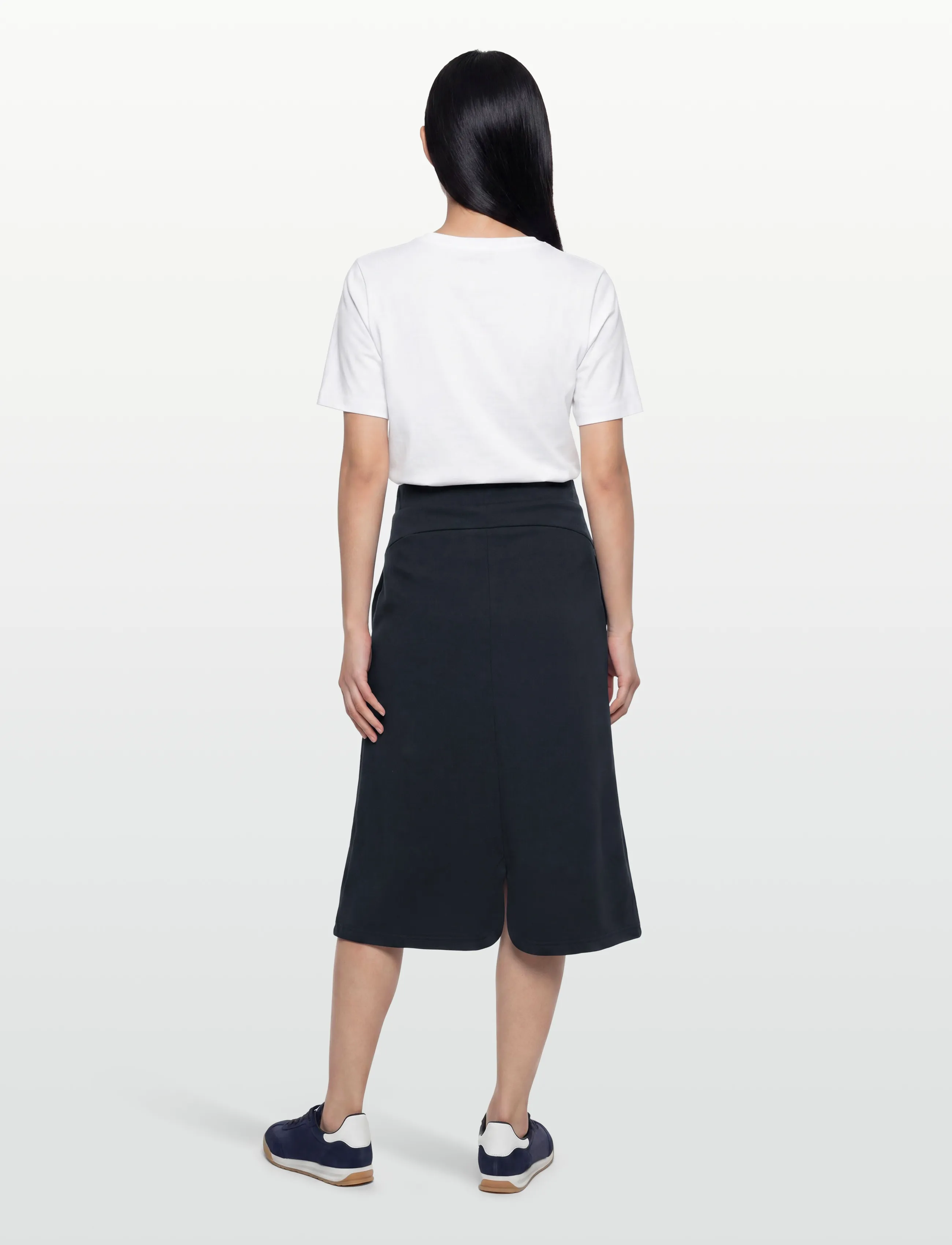 Didriksons - RESÖ WNS SKIRT - midi nederdele - navy - 4
