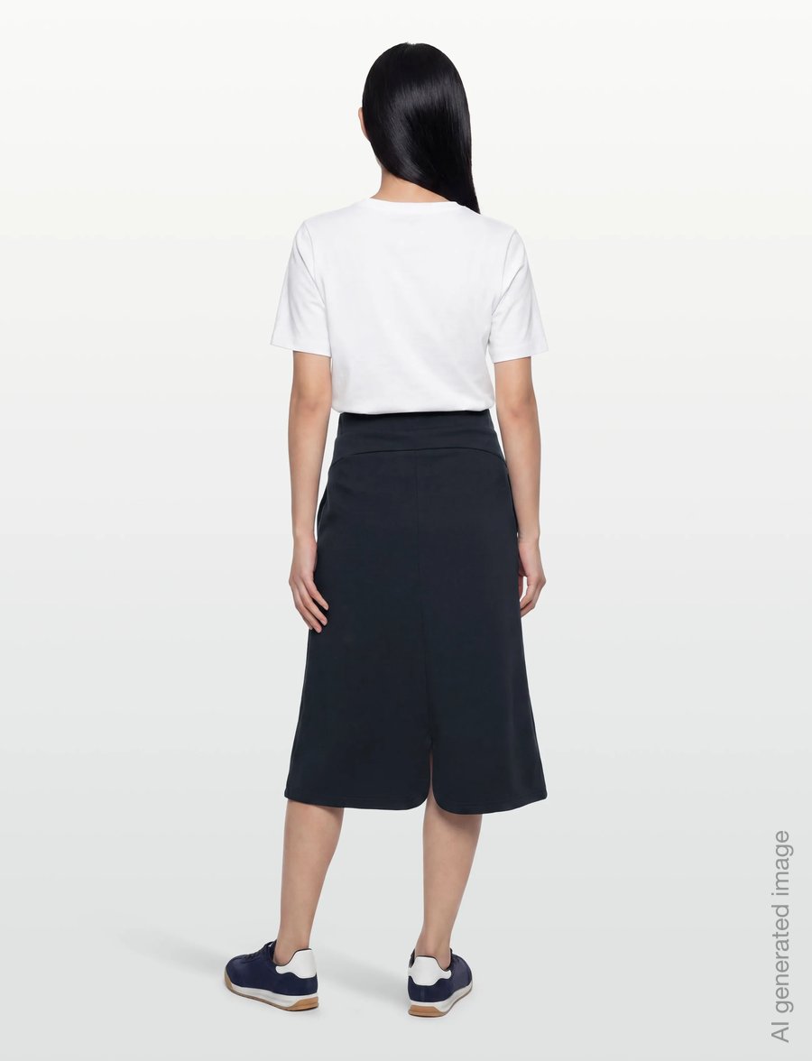 Didriksons - RESÖ WNS SKIRT - midi nederdele - navy - 4