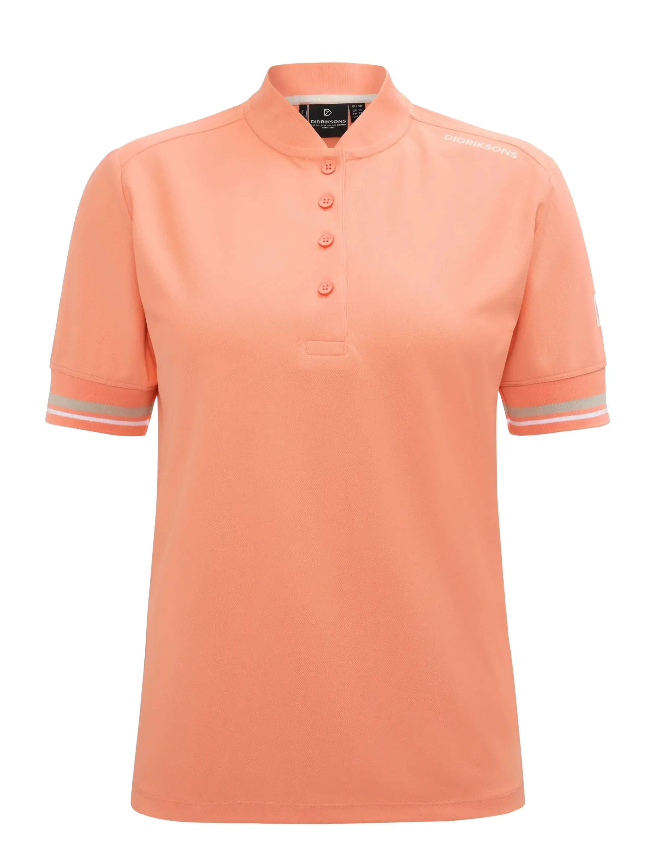 DIDRIKSONS Patty Wns Polo Orange - 34 - Damen