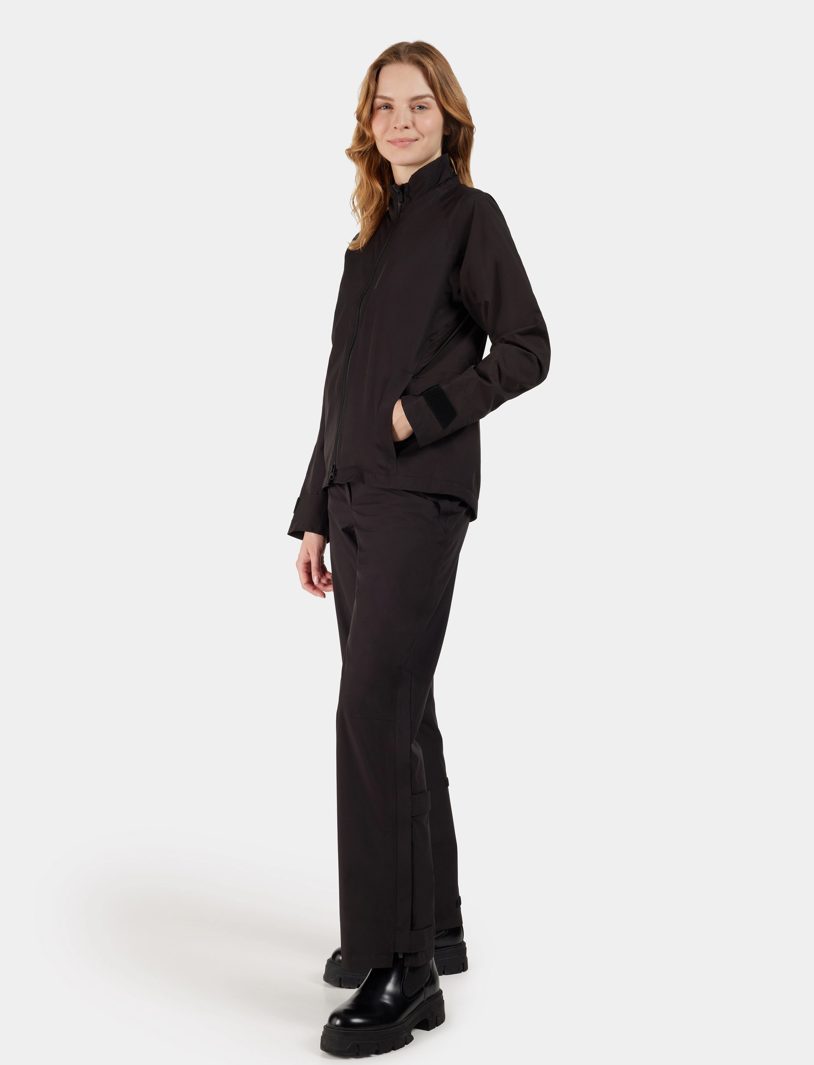 Didriksons - ANNIKA WNS JKT - regenmäntel - black - 4