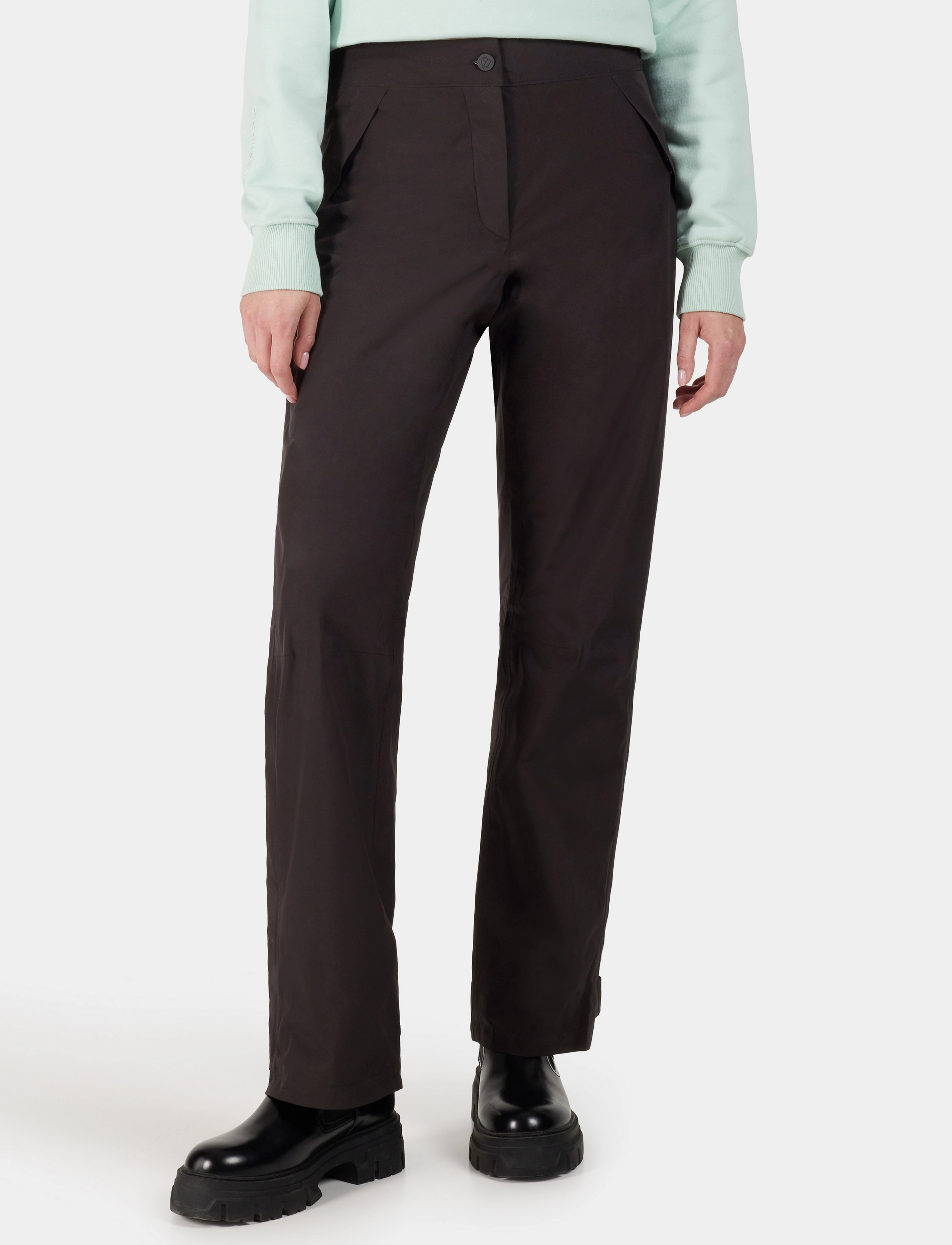 Didriksons Annika Pants, Kvinder, Outdoor Bukser, Sort, Str: 42