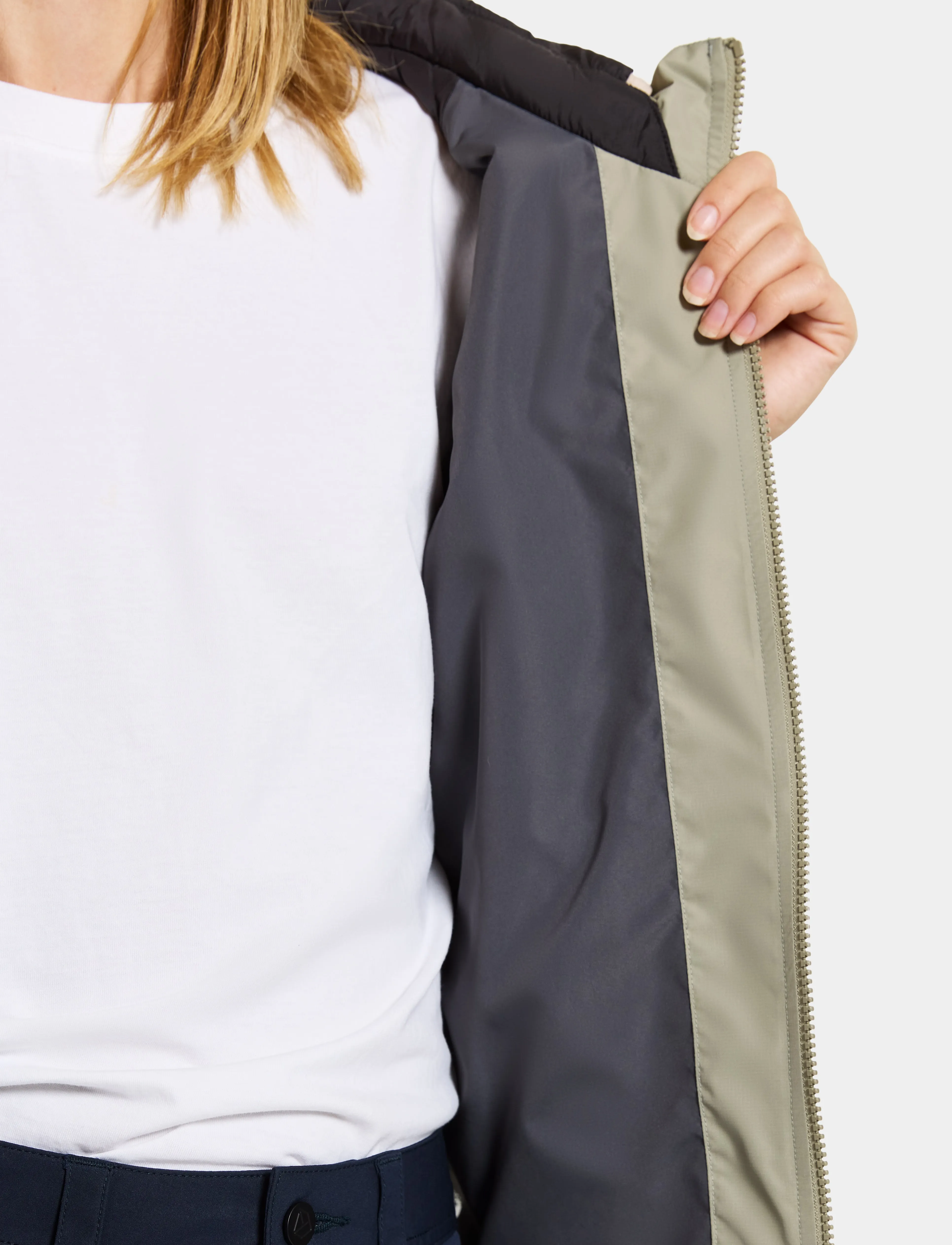 Didriksons - ELLIE WNS JACKET - overtøj - mistel green - 3