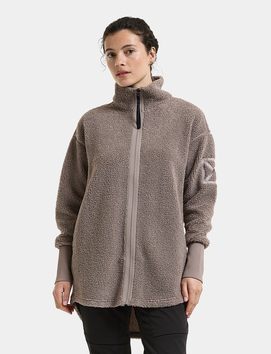 Didriksons - Sally Full-Zip - oberteile - ash brown - 0