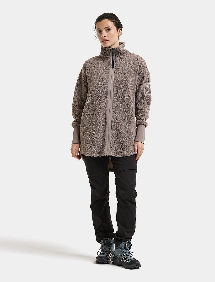 Didriksons - Sally Full-Zip - oberteile - ash brown - 4