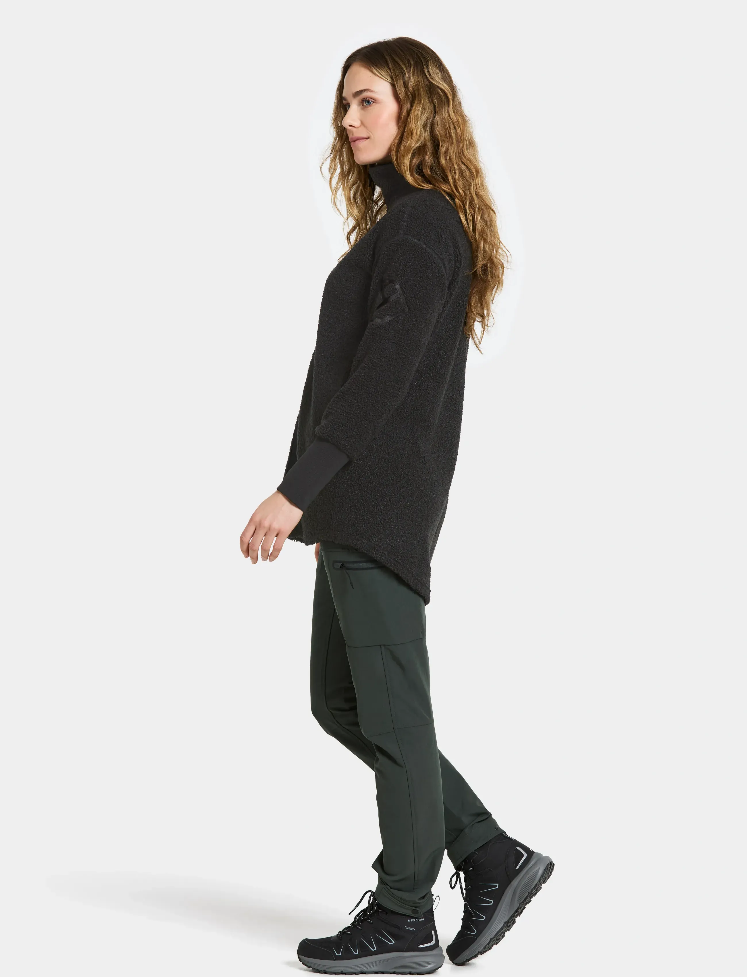 Didriksons - SALLY WNS FZ 2 - overdele - black - 5