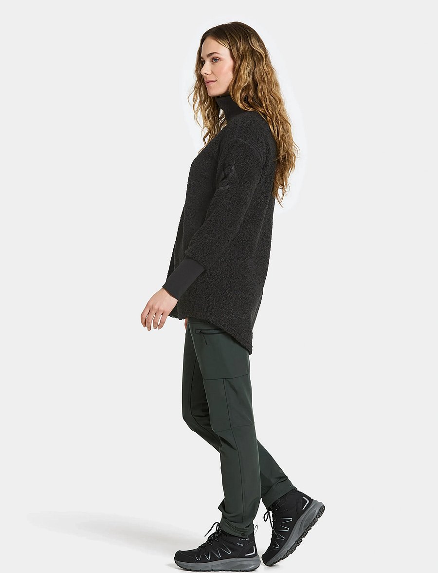 Didriksons - SALLY WNS FZ 2 - oberteile - black - 5