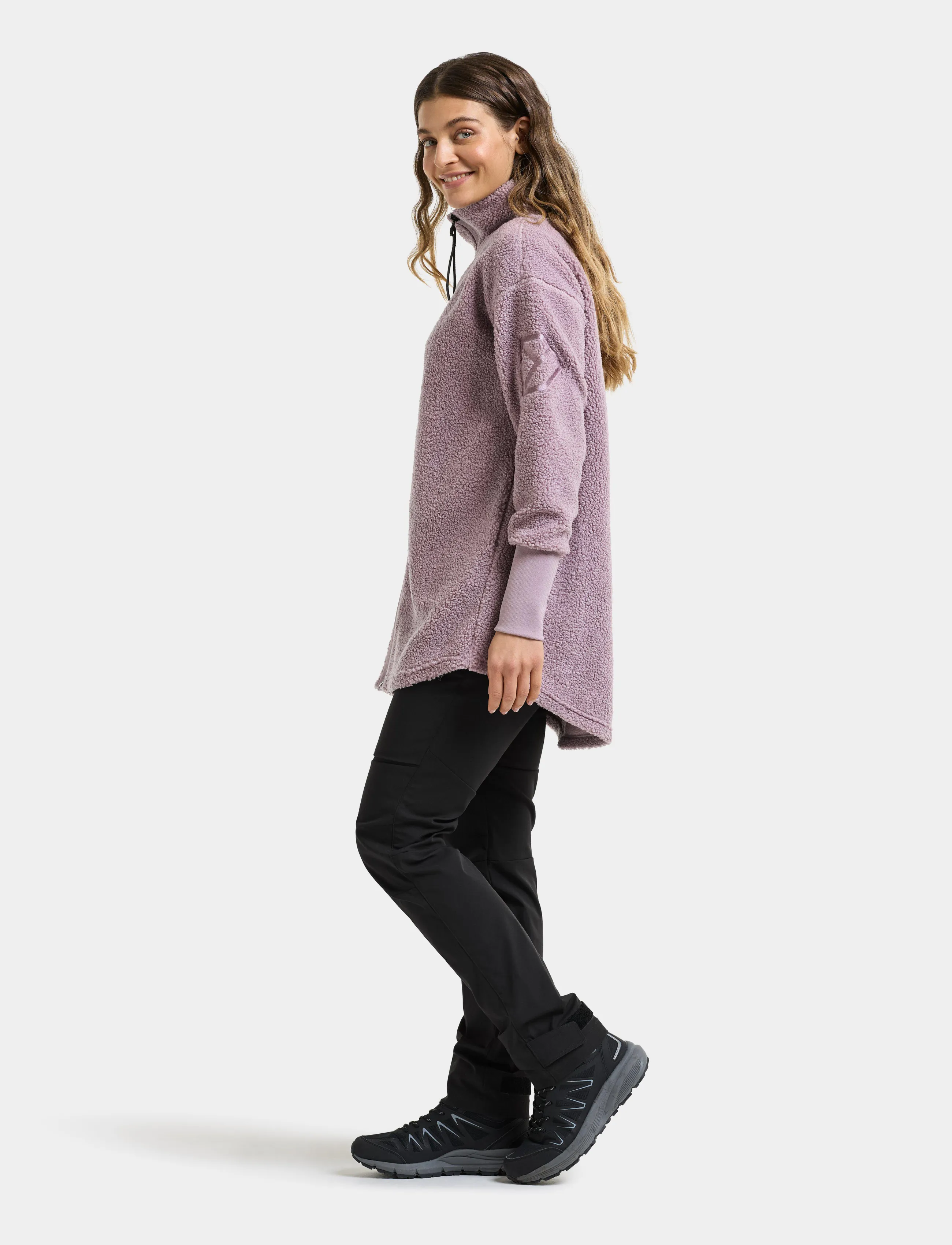 Didriksons - Sally Full-Zip - kampsunid ja vahekihid - lilac haze - 5