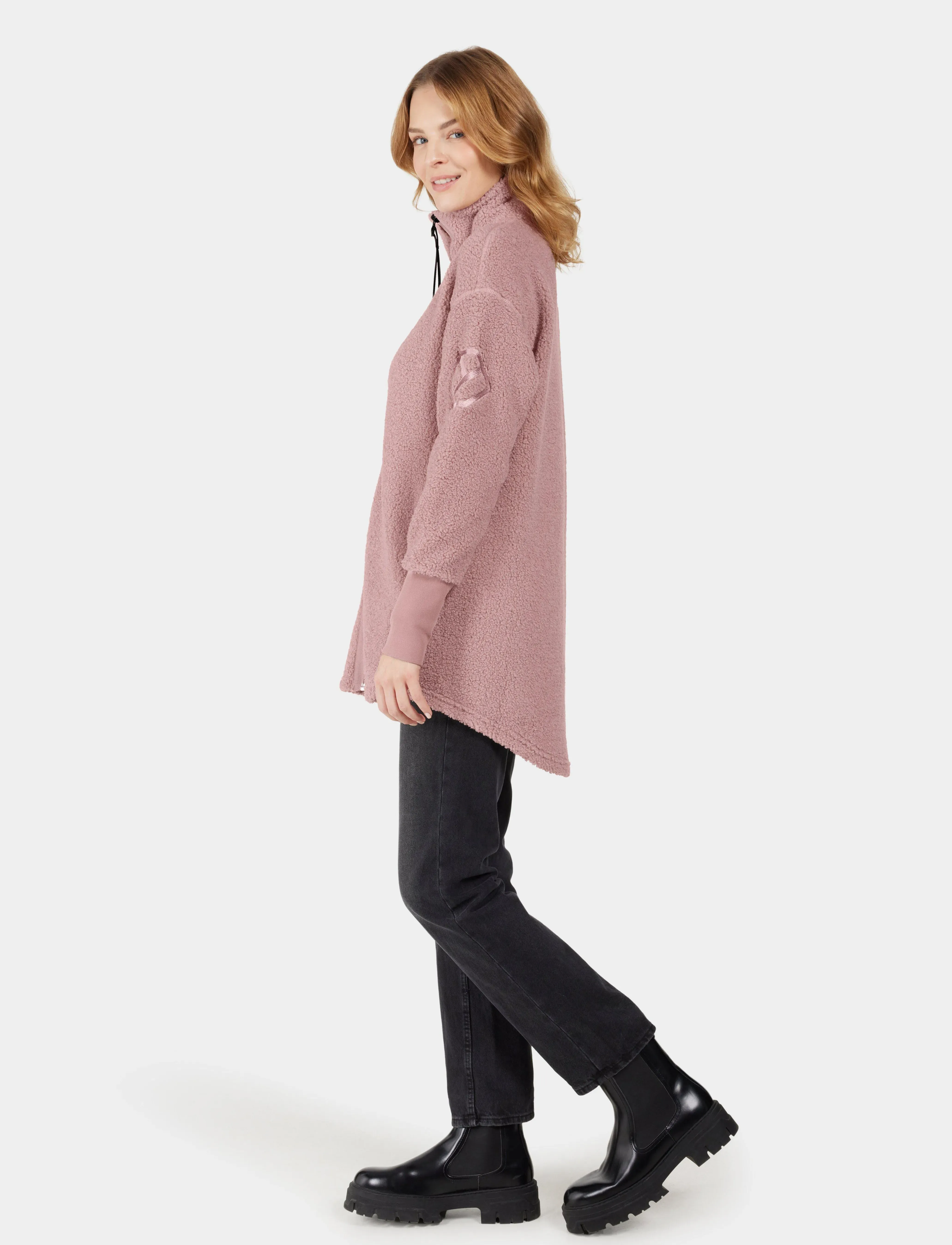 Didriksons - SALLY WNS FZ 2 - midlayer-jakker - oyster lilac - 5