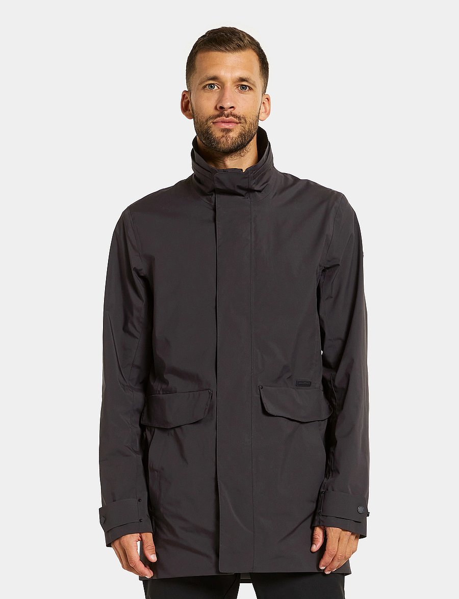 Didriksons - HARRY USX PARKA - parkad - black - 0