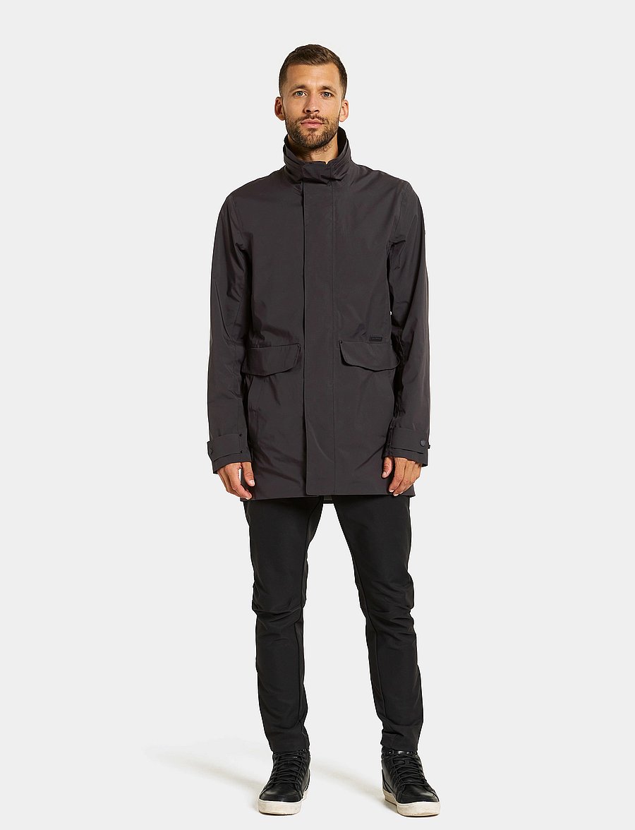 Didriksons - HARRY USX PARKA - parkad - black - 3