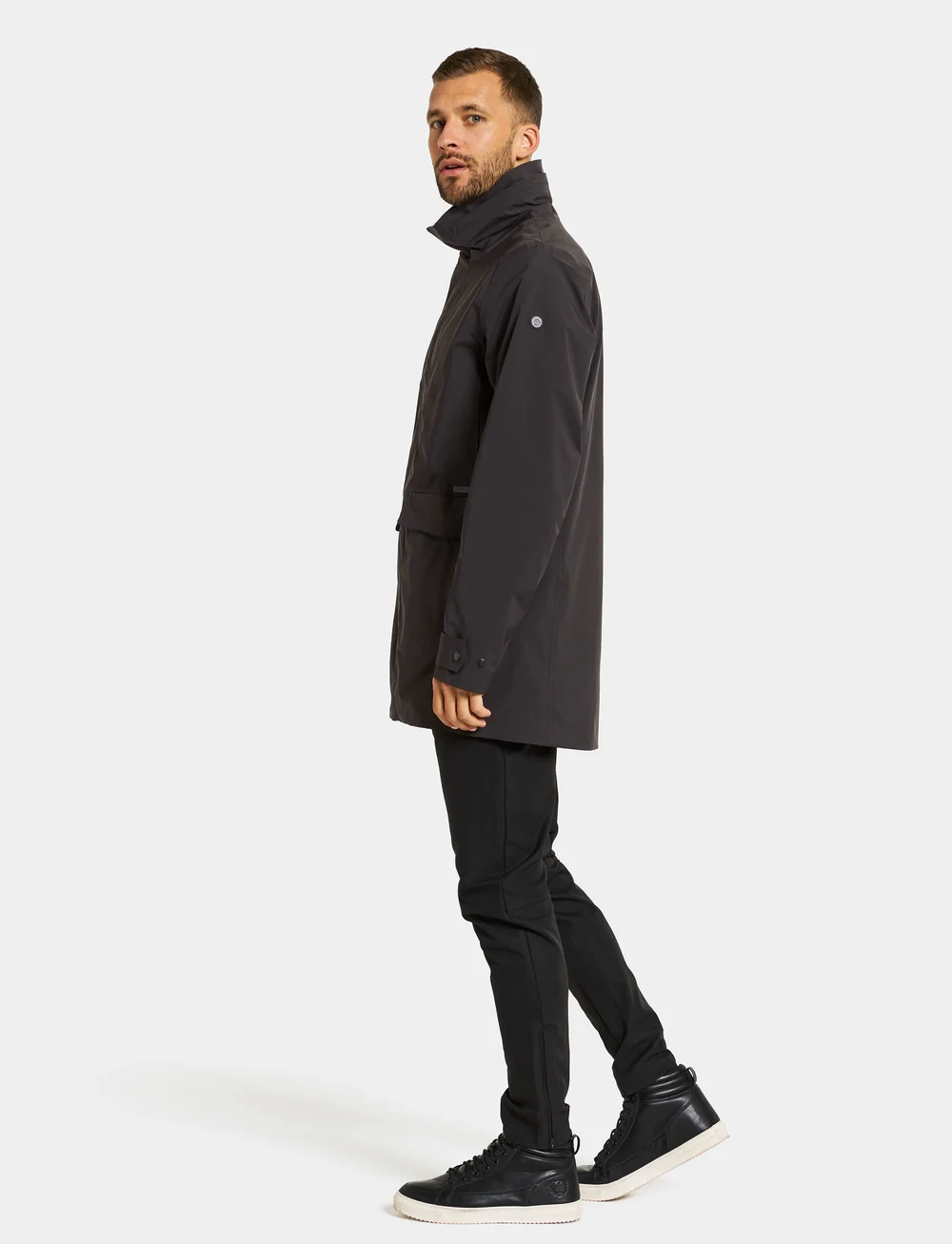 Didriksons - HARRY USX PARKA - vinterjakker - black - 4