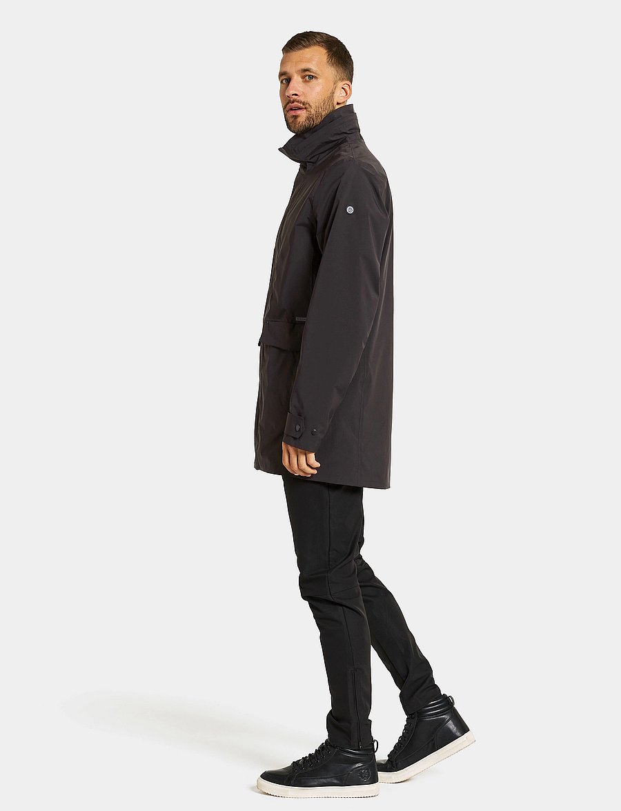 Didriksons - HARRY USX PARKA - parkad - black - 4