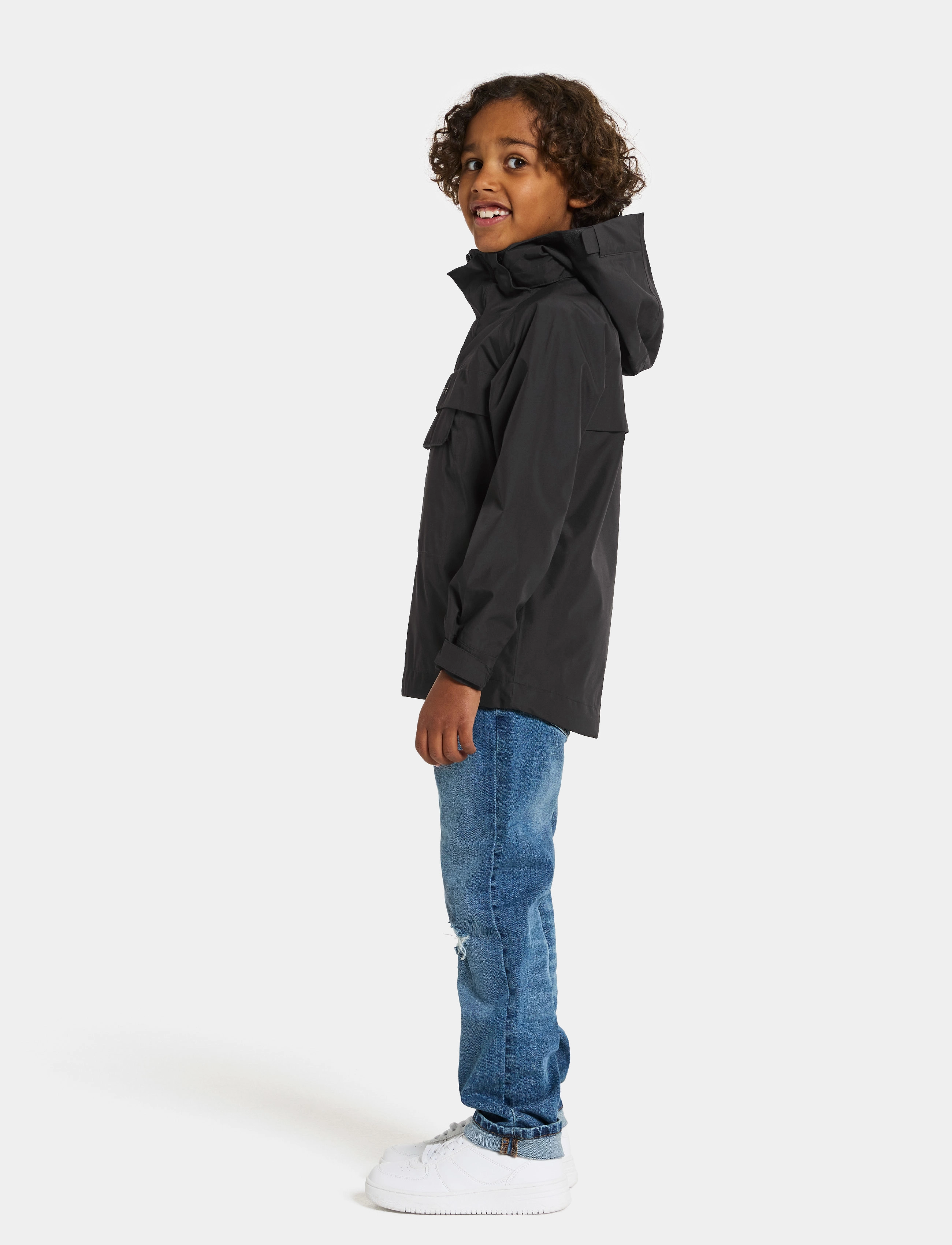 Didriksons - PI KIDS ANORAK - black - 5