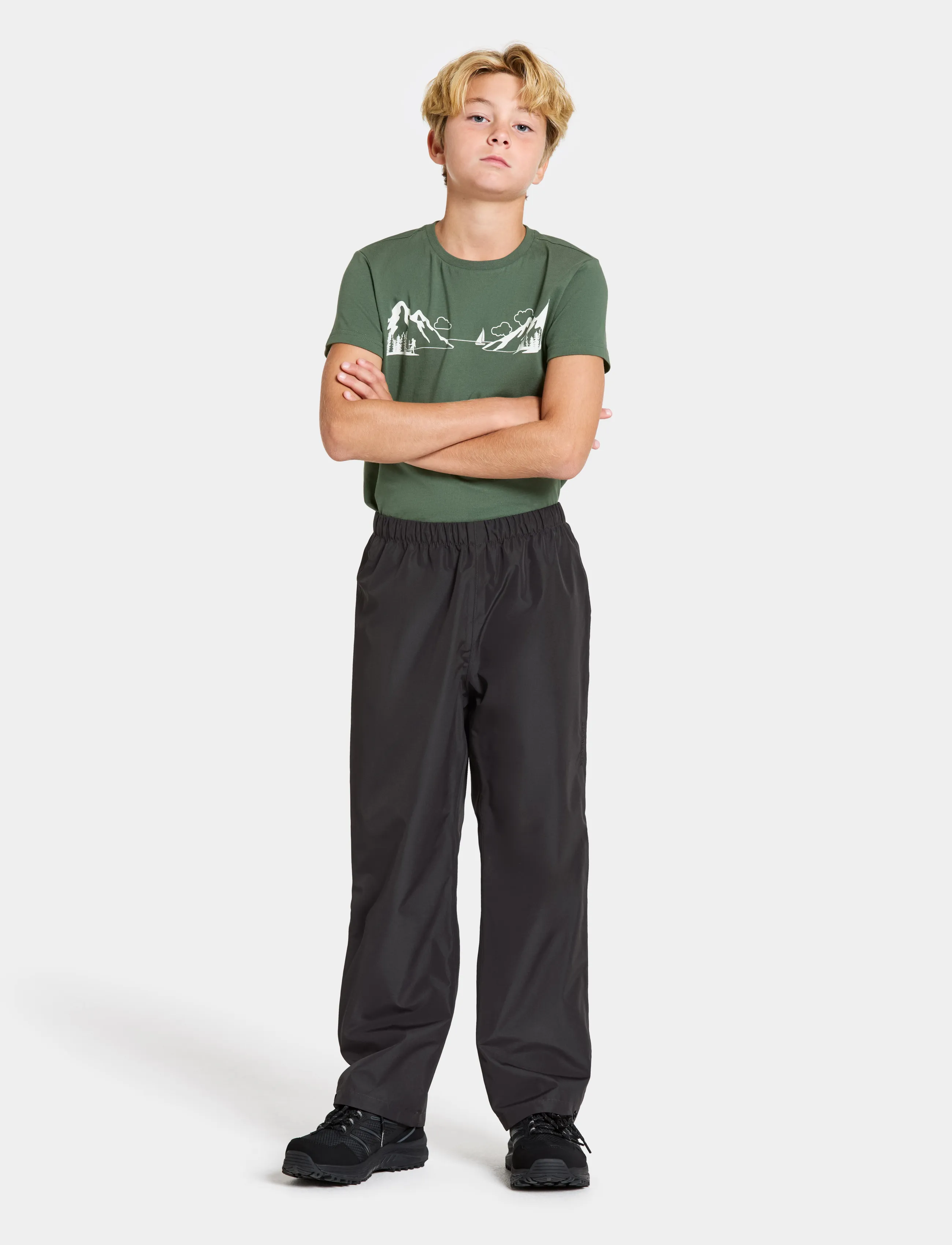 Didriksons - Penta Kids' Pants - regenhose - black - 5