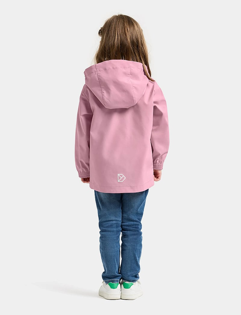Didriksons - HALLON KIDS JKT - overtøj - light heather pink - 4