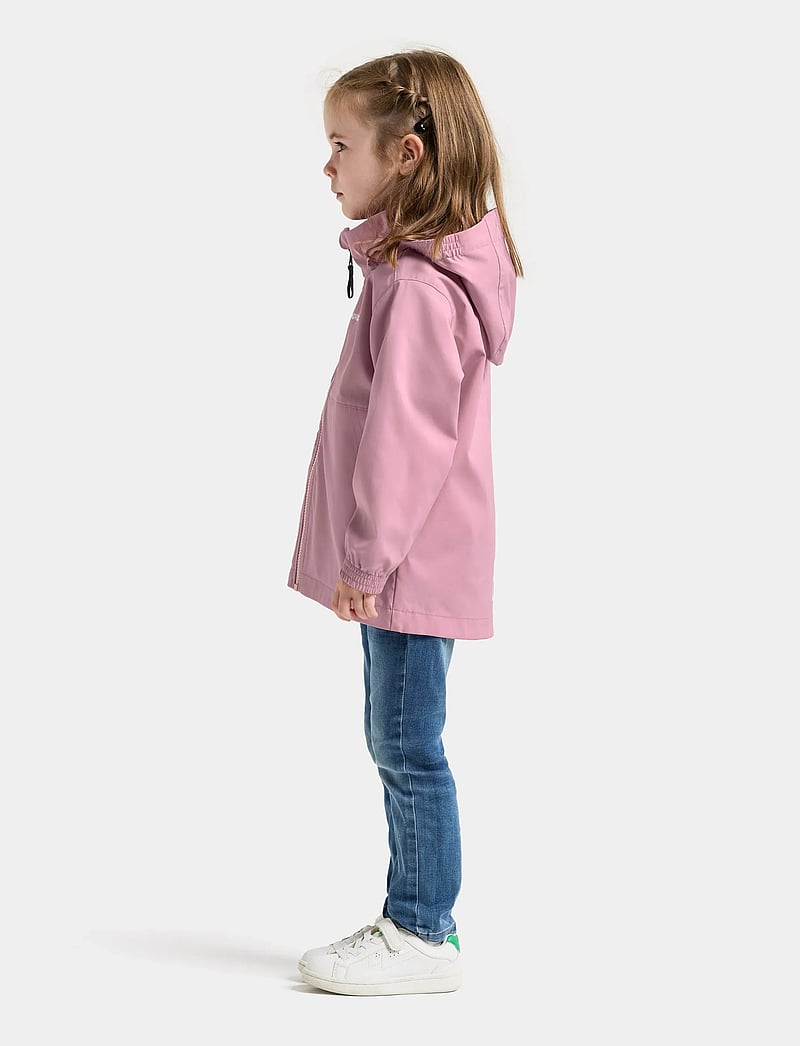 Didriksons - HALLON KIDS JKT - overtøj - light heather pink - 5
