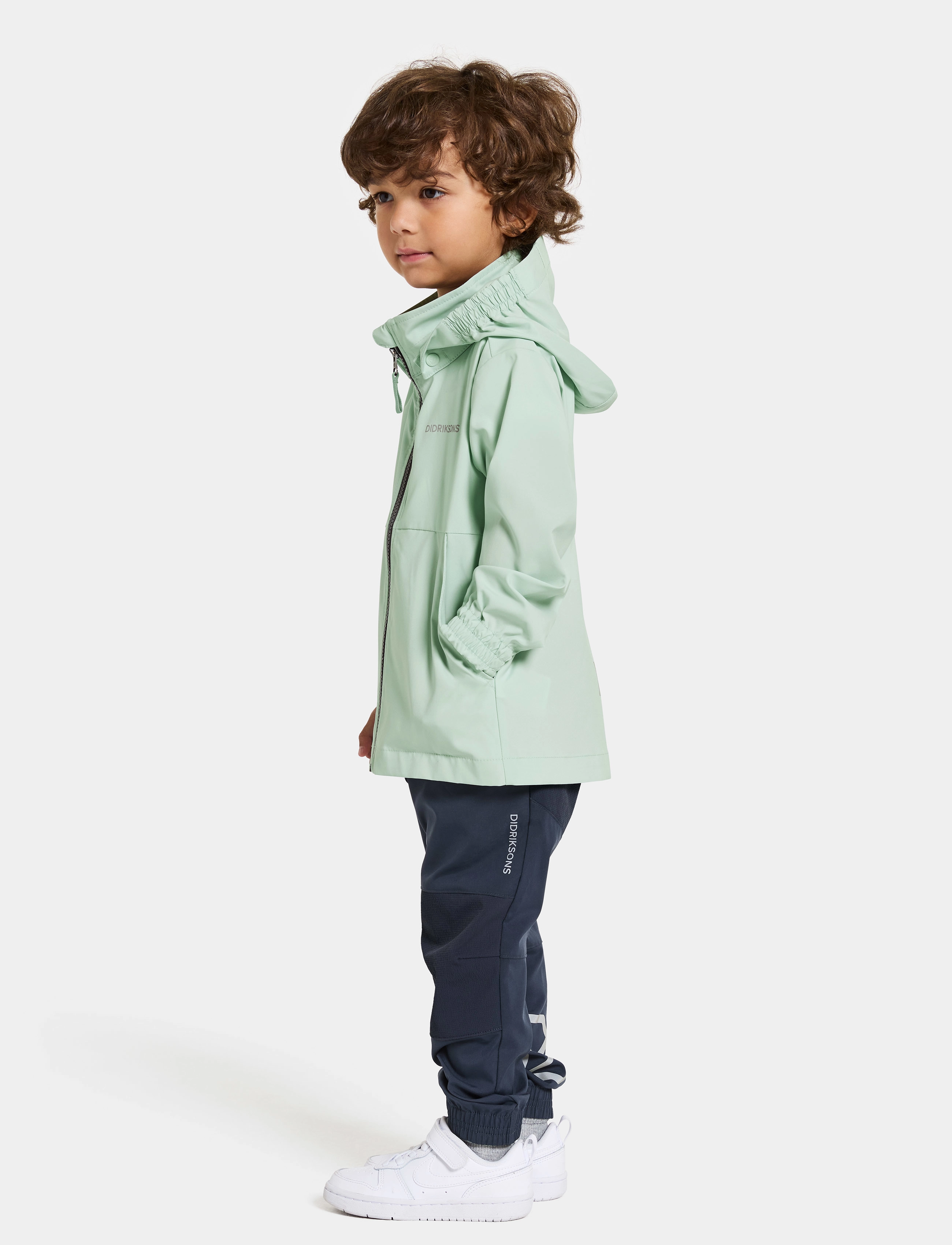 Didriksons - HALLON KIDS JKT - frühlingsjacken - pale mint - 5