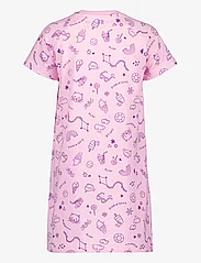 Didriksons - SMULTRON K DRESS - lühikeste varrukatega vabaaja kleidid - doodle orchid pink - 3
