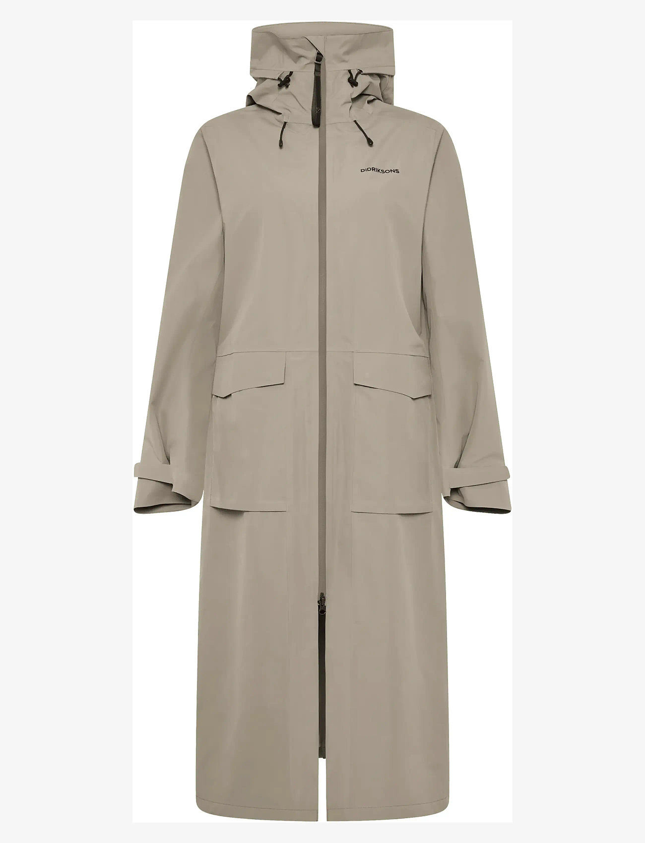 Didriksons - Nadja Parka Long - outdoor - ash brown - 1