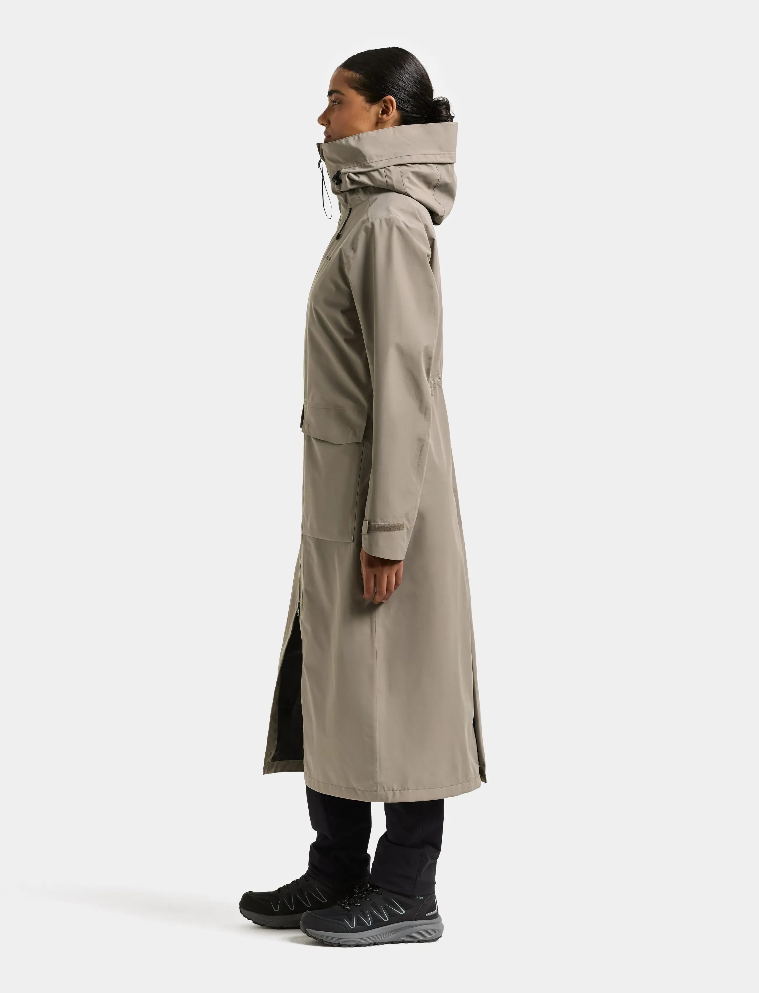 Didriksons - Nadja Parka Long - ytterkläder - ash brown - 5