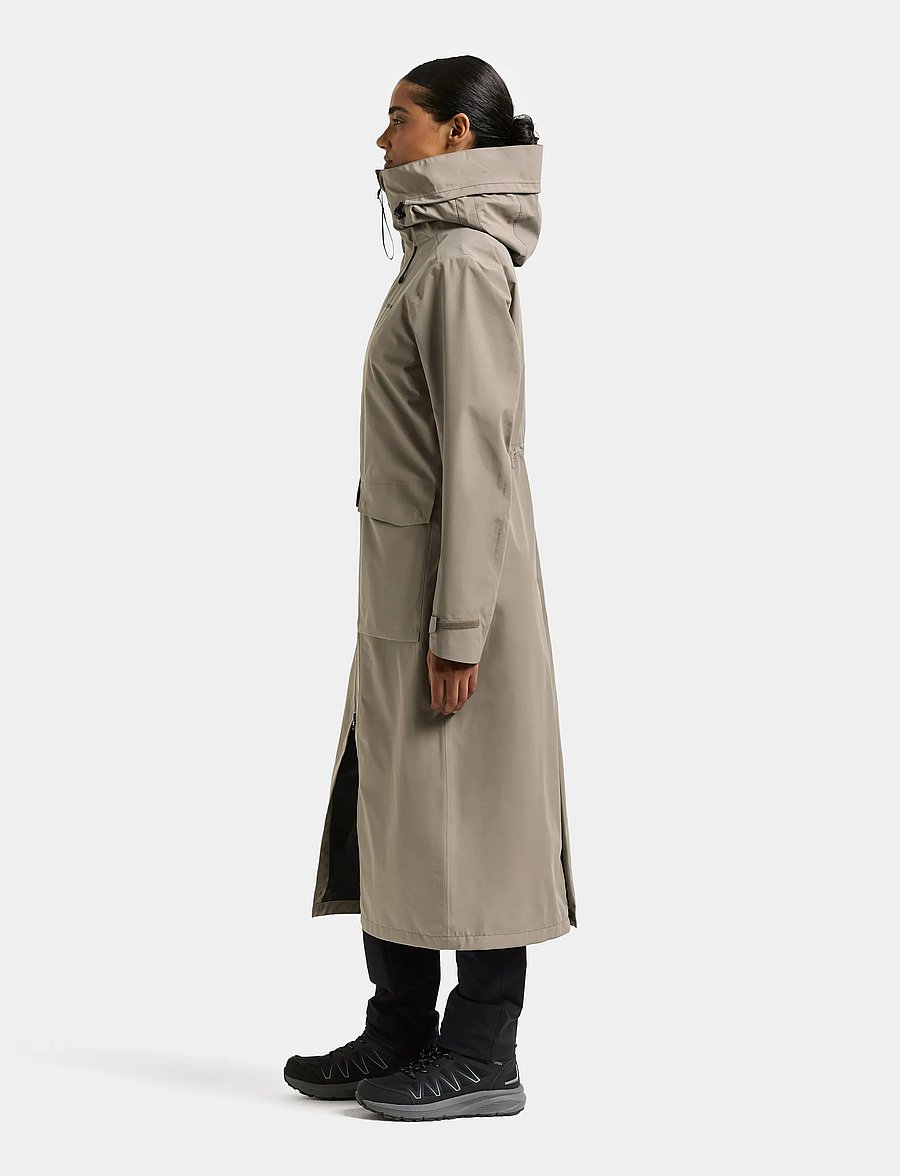 Didriksons - Nadja Parka Long - ytterkläder - ash brown - 5