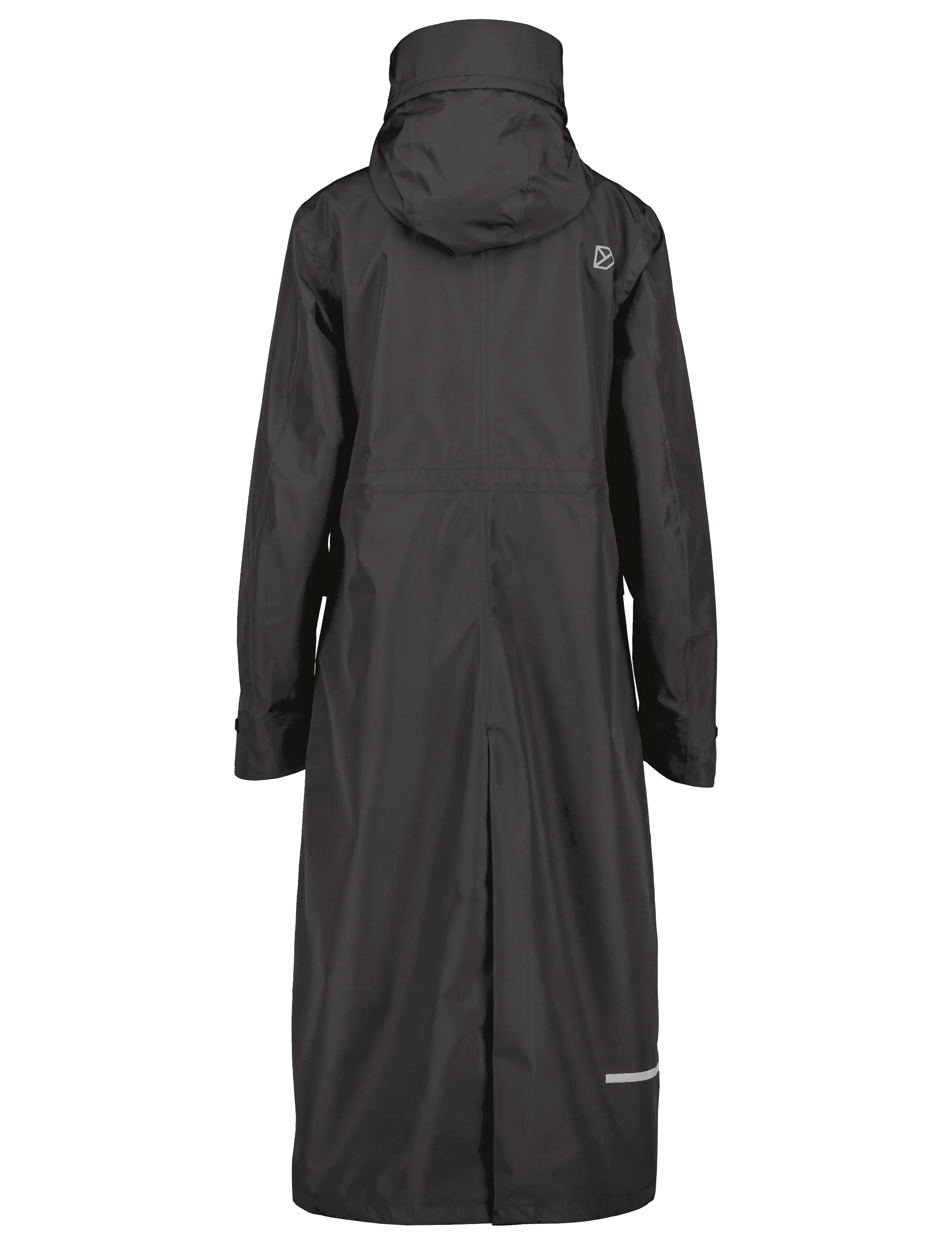 Didriksons - Nadja Parka Long - regnjakker - black - 2