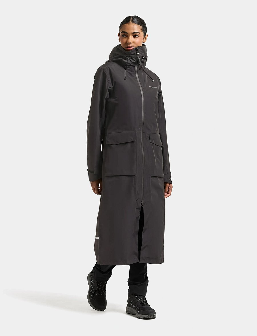 Didriksons - Nadja Parka Long - outdoor - black - 3