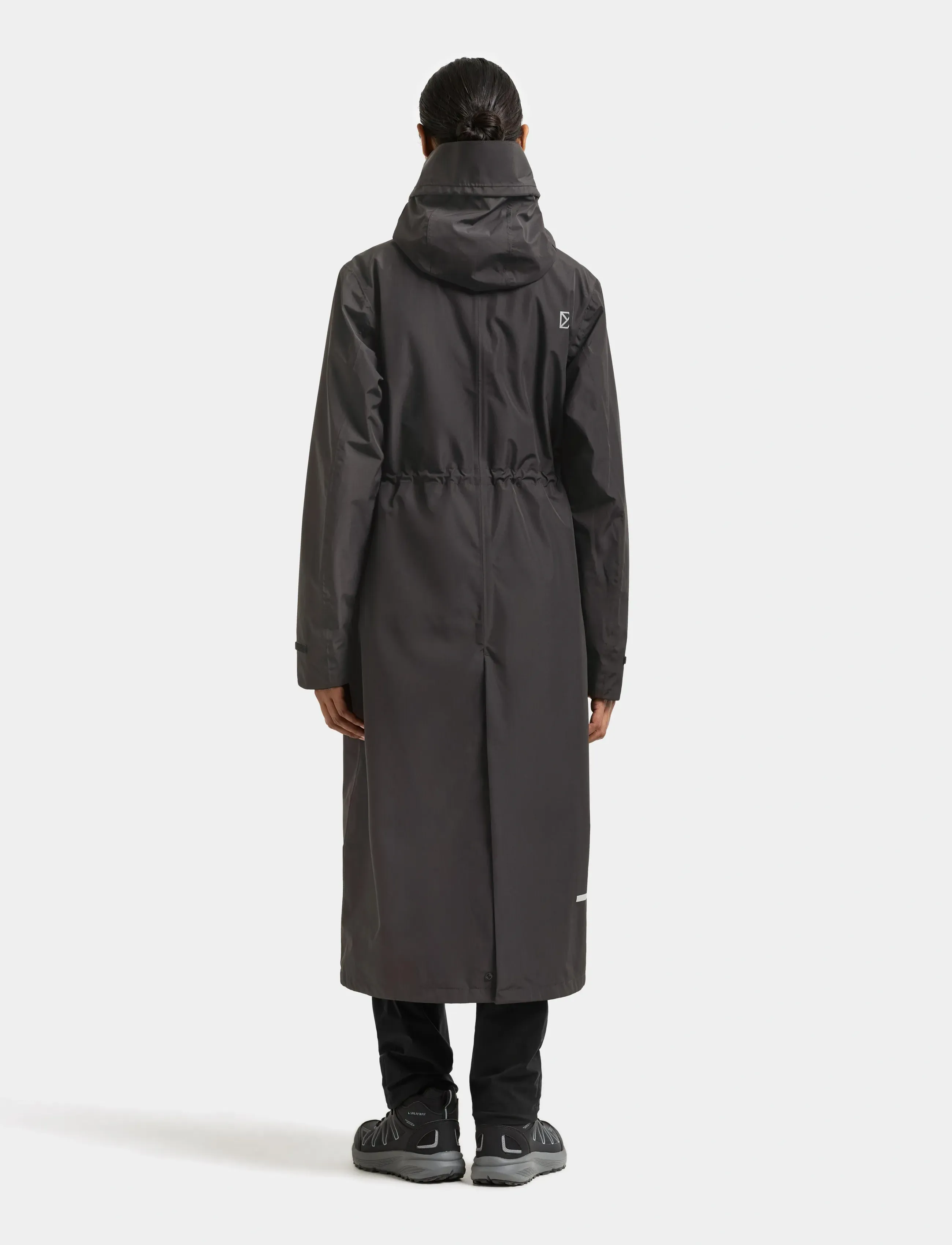 Didriksons - Nadja Parka Long - regnjakker - black - 4