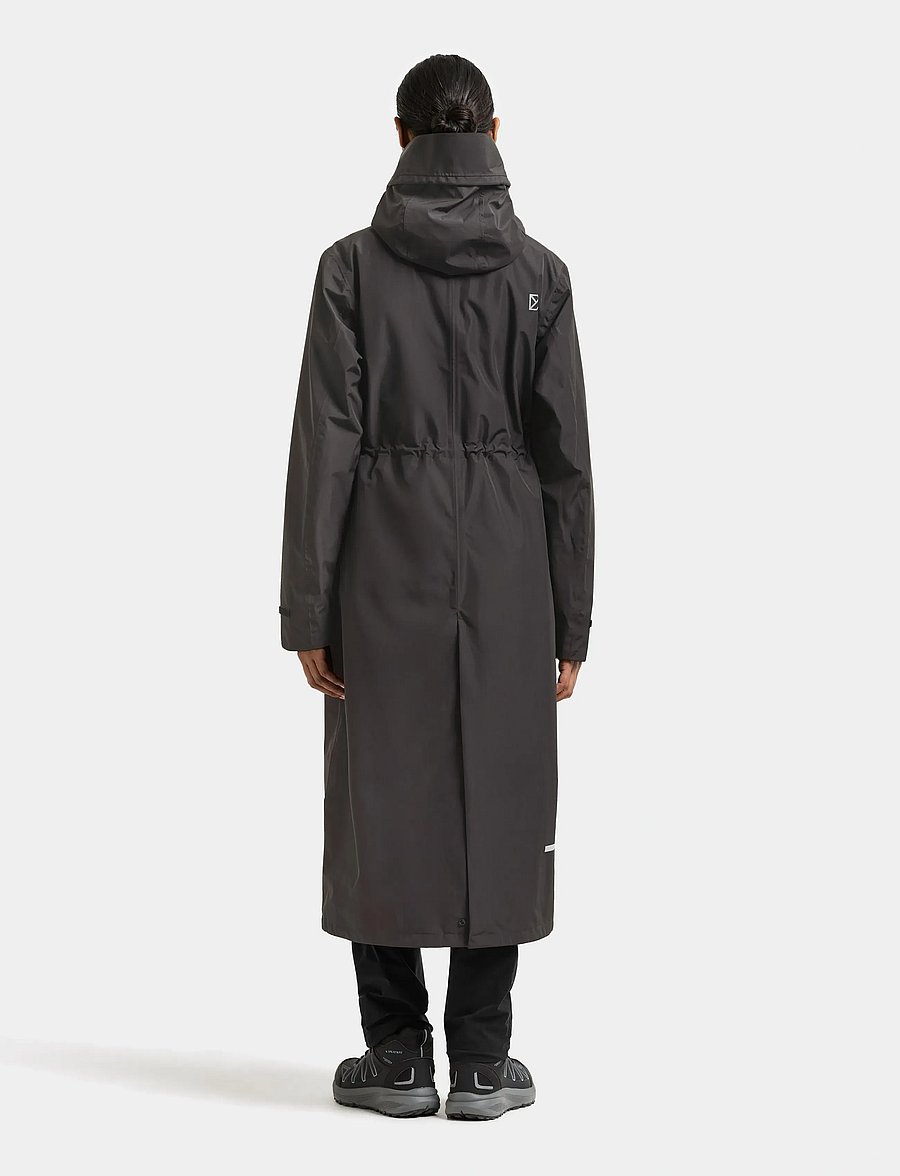Didriksons - Nadja Parka Long - outdoor - black - 4