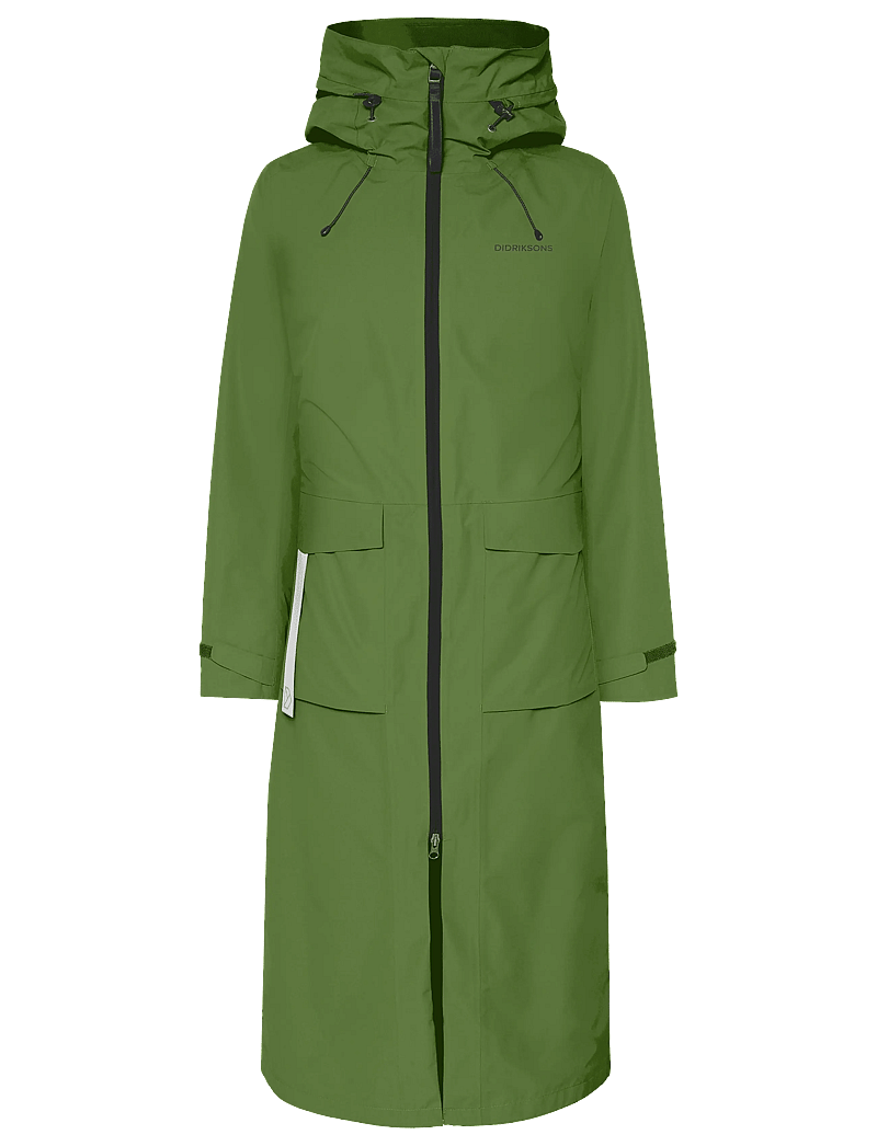 Didriksons - Nadja Parka Long - Õueriided - velvet green - 1