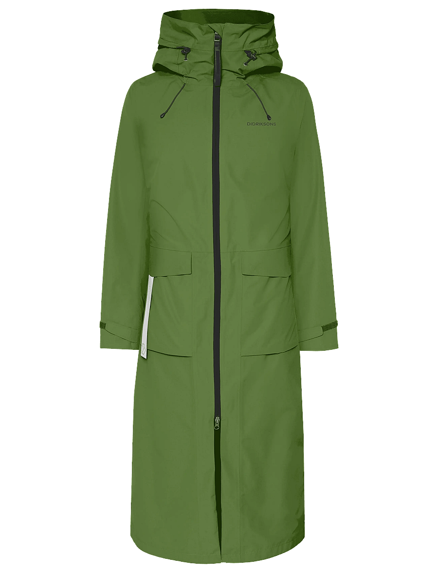 Didriksons - Nadja Parka Long - ytterkläder - velvet green - 1