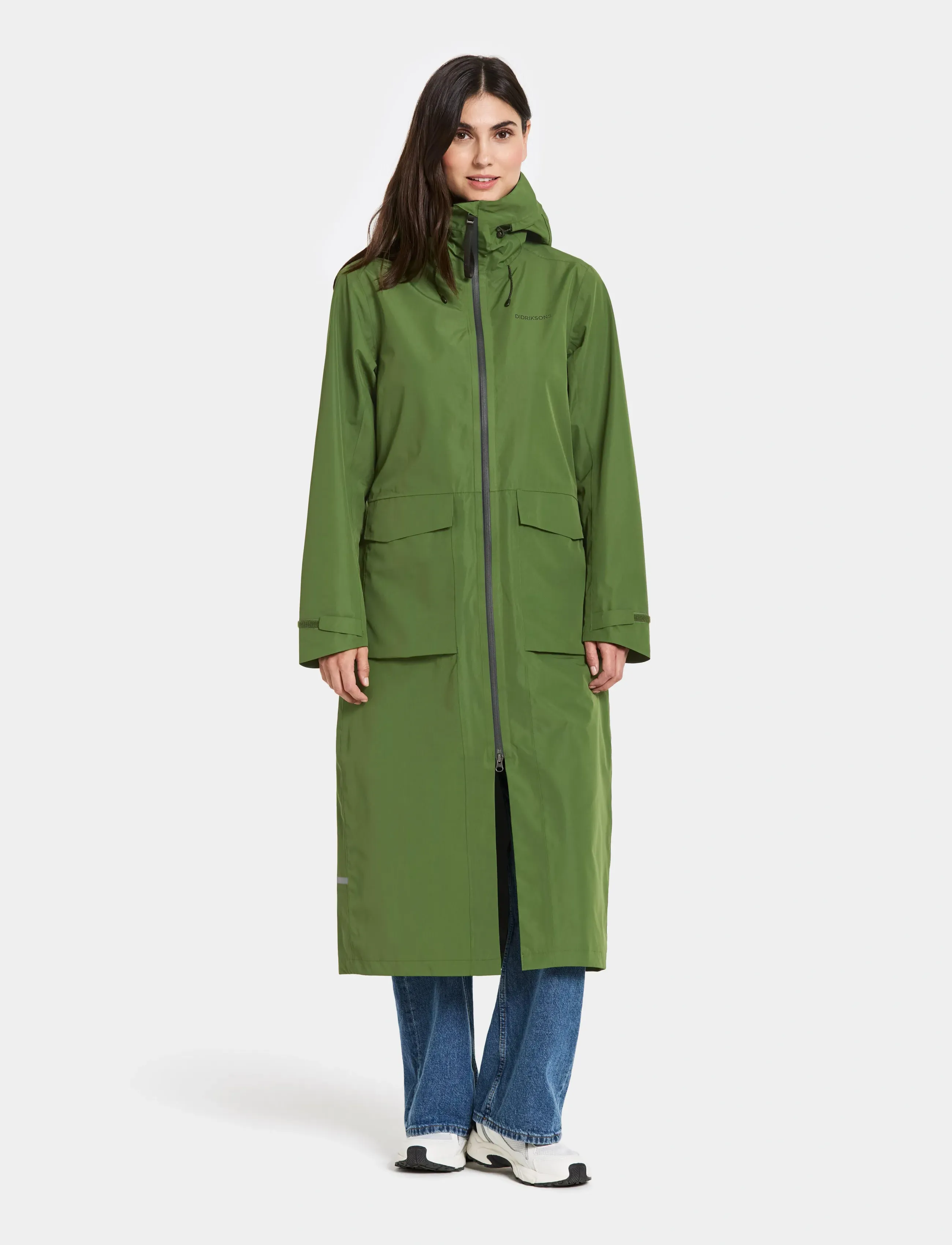 Didriksons - Nadja Parka Long - ytterkläder - velvet green - 3