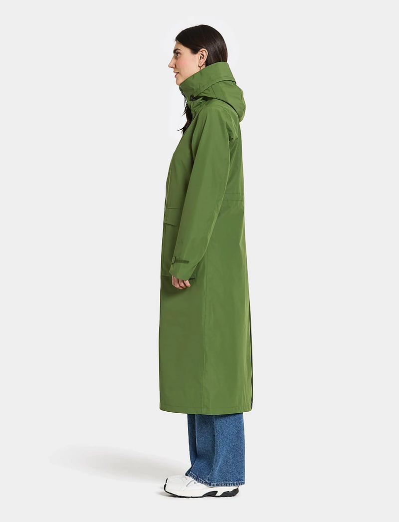 Didriksons - Nadja Parka Long - Õueriided - velvet green - 5