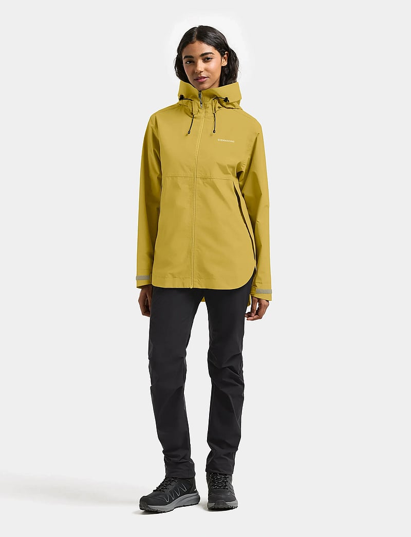 Didriksons - TILDE WNS JKT 4 - friluftsjackor - yellow pollen - 3